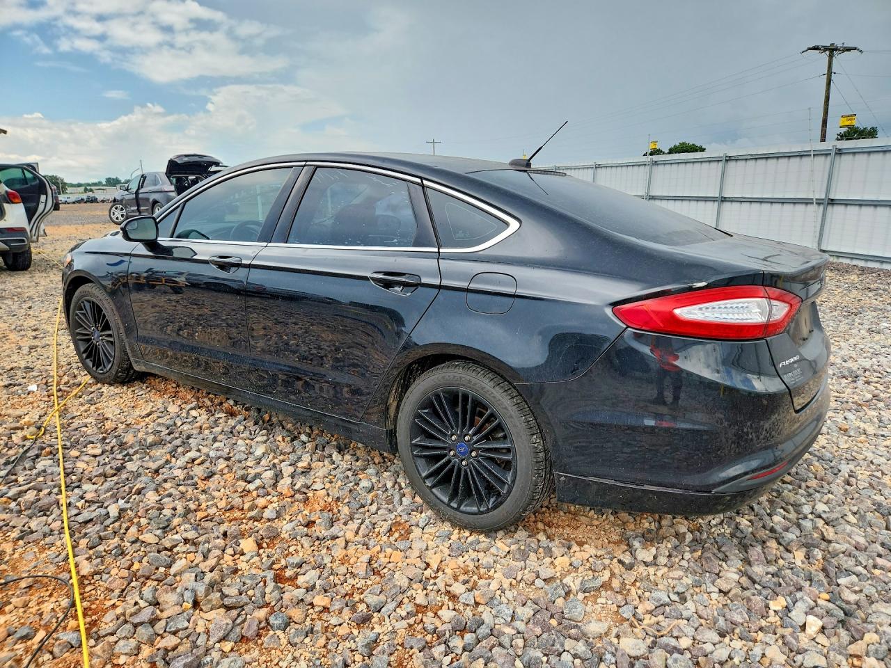 2014 Ford Fusion Se Black vin: 3FA6P0HD7ER388936