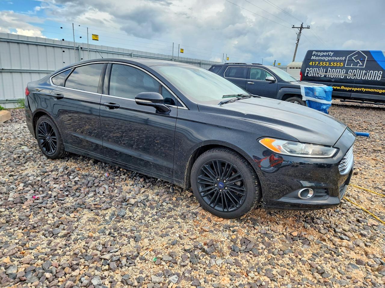 2014 Ford Fusion Se Black vin: 3FA6P0HD7ER388936