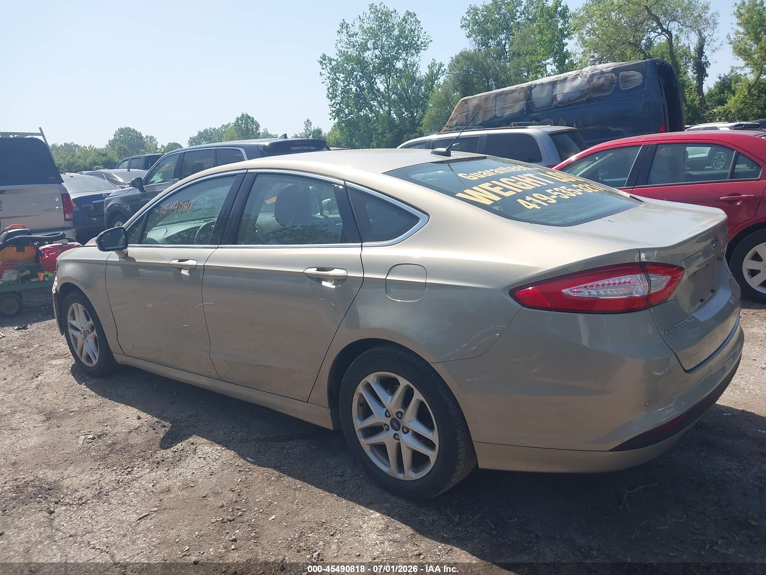 2015 Ford Fusion Se Gold vin: 3FA6P0HD7FR116615