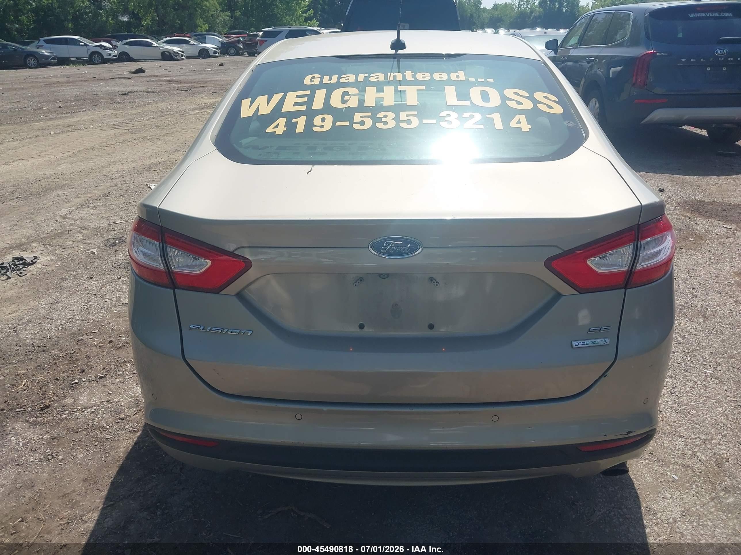 2015 Ford Fusion Se Gold vin: 3FA6P0HD7FR116615