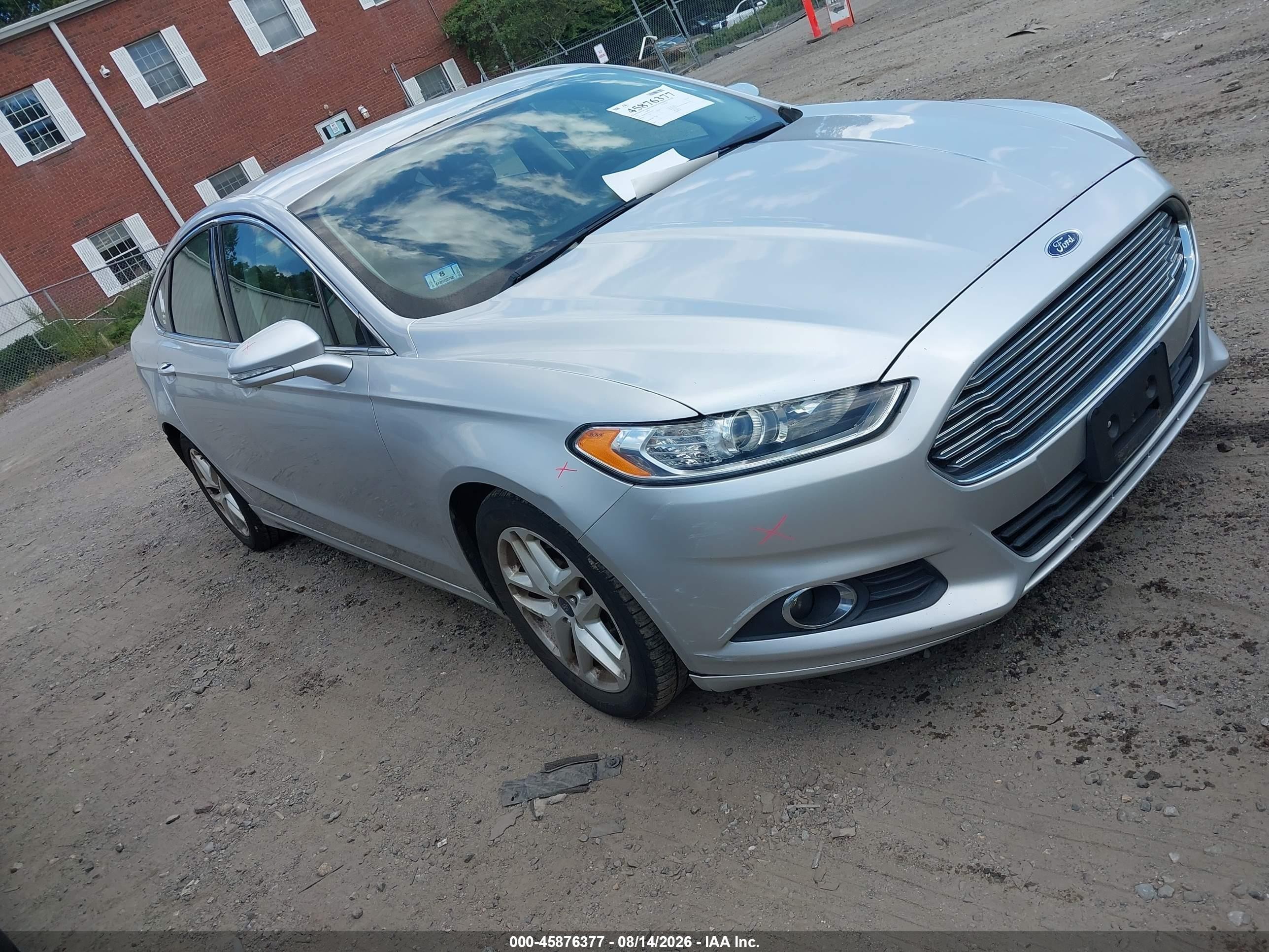 2015 Ford Fusion Se Silver vin: 3FA6P0HD7FR138551