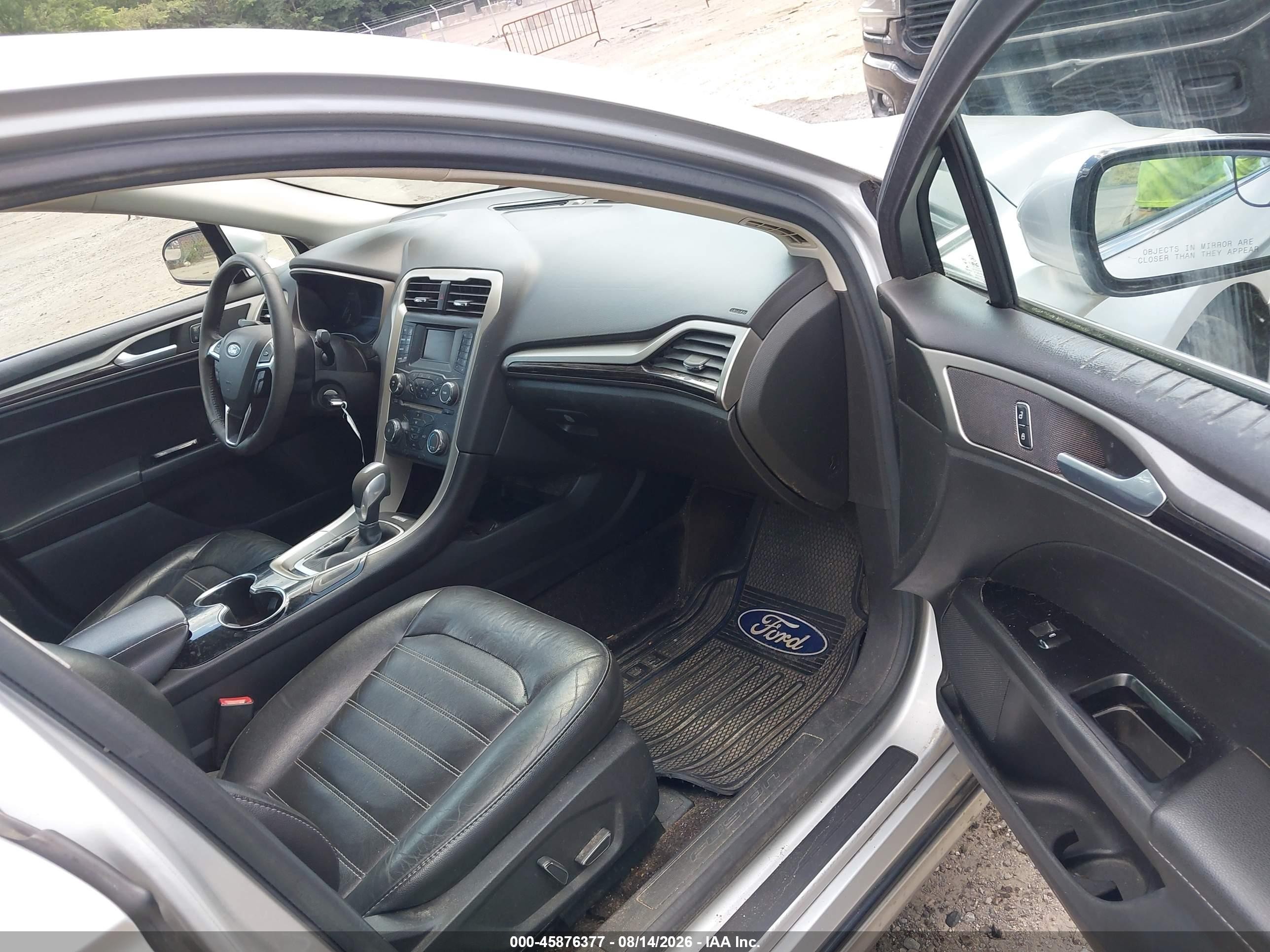2015 Ford Fusion Se Silver vin: 3FA6P0HD7FR138551
