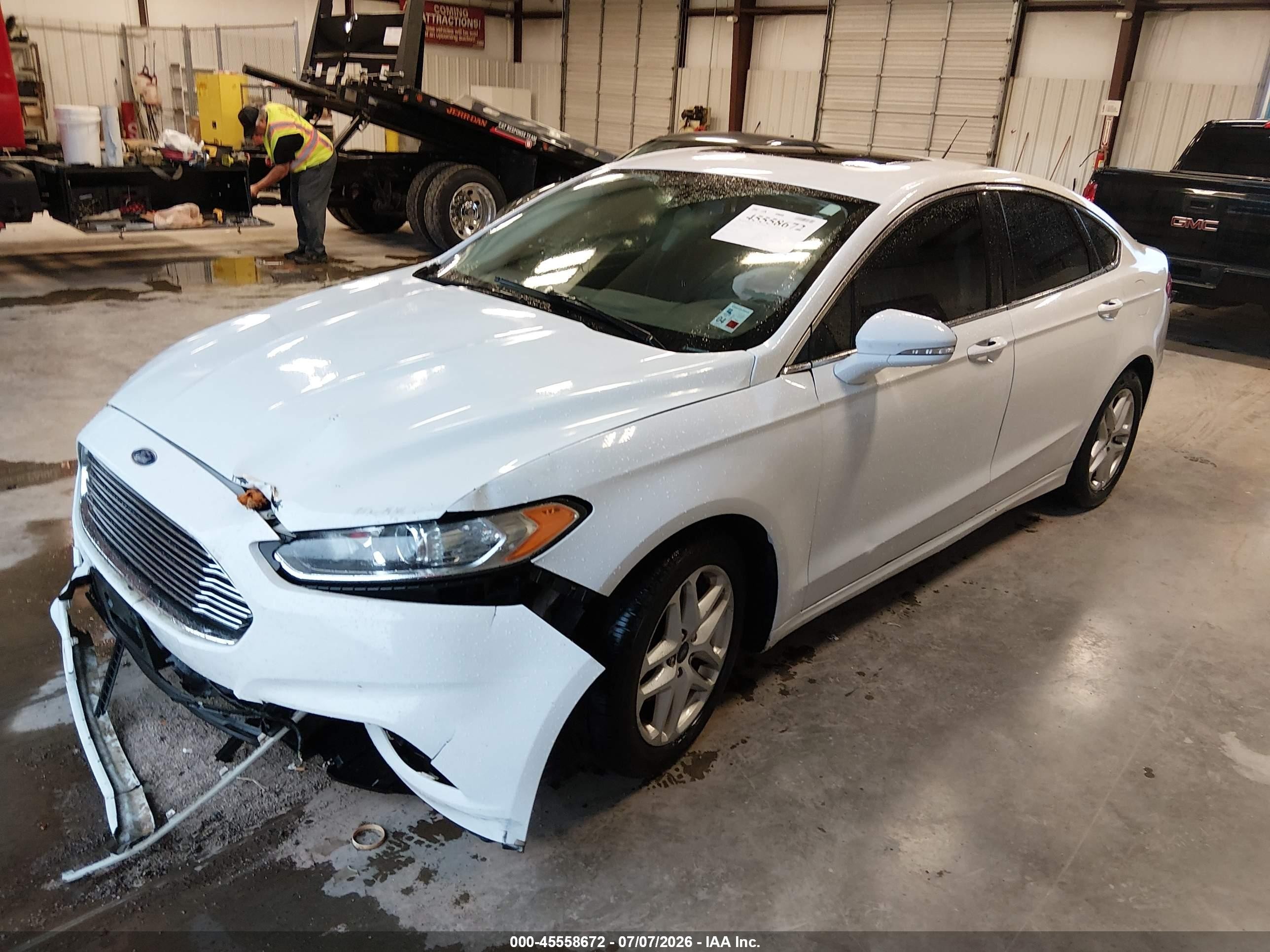 2015 Ford Fusion Se White vin: 3FA6P0HD7FR144964