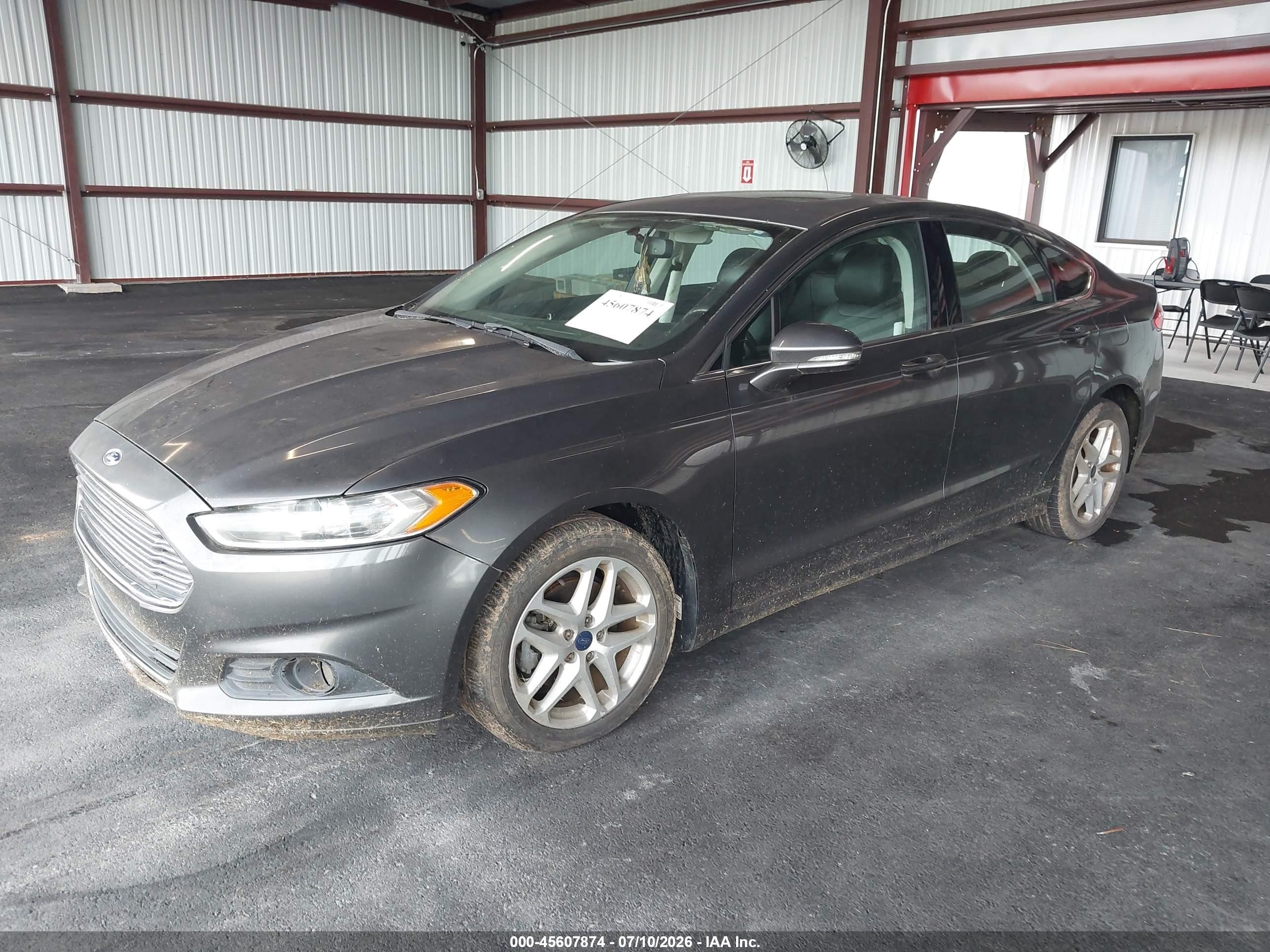 2015 Ford Fusion Se Gray vin: 3FA6P0HD7FR161814