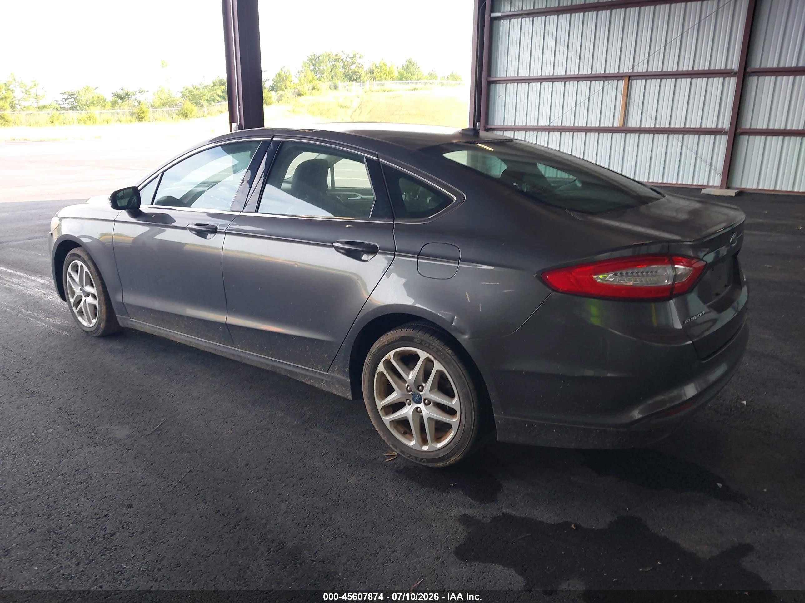 2015 Ford Fusion Se Gray vin: 3FA6P0HD7FR161814