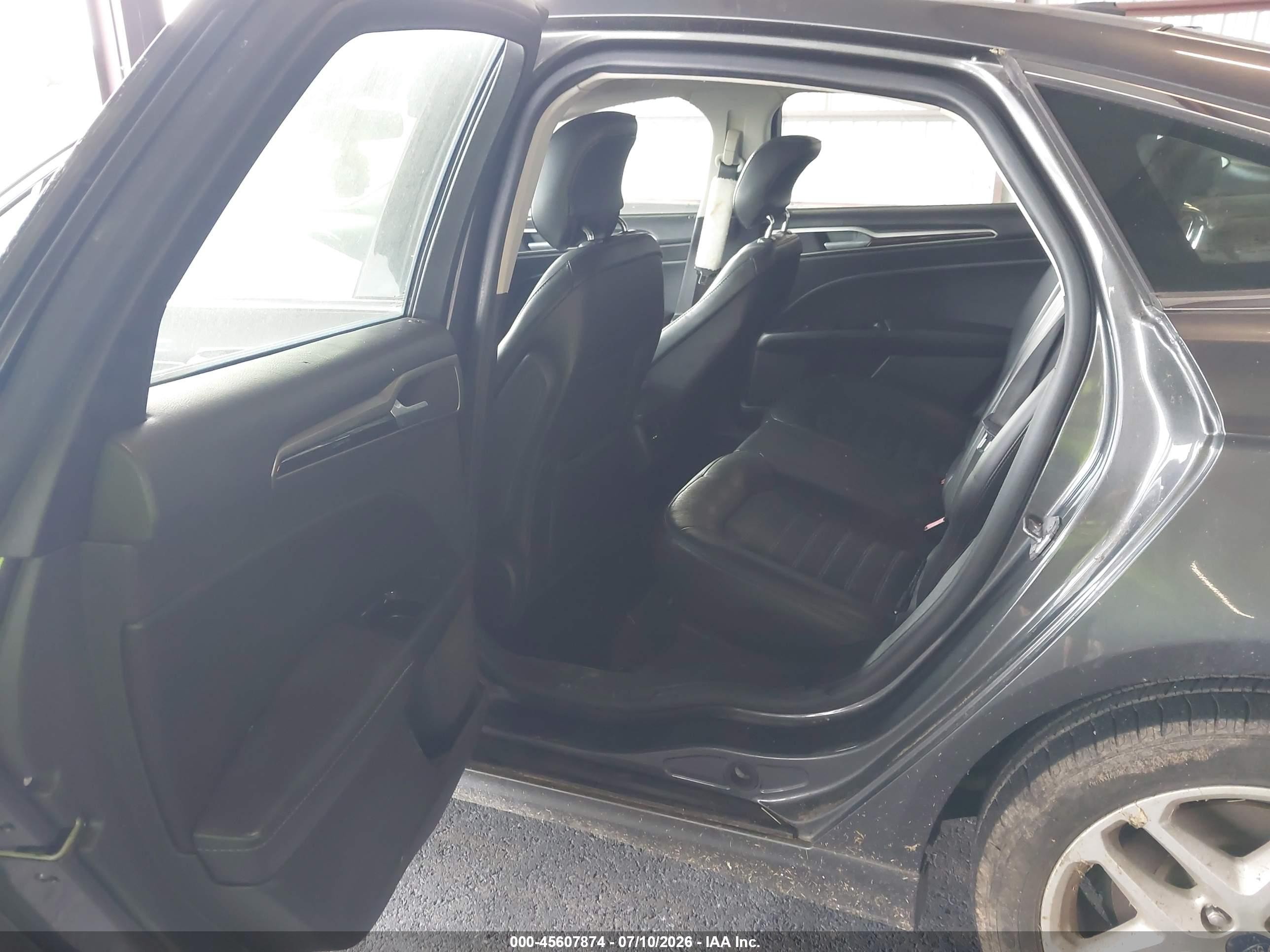 2015 Ford Fusion Se Gray vin: 3FA6P0HD7FR161814