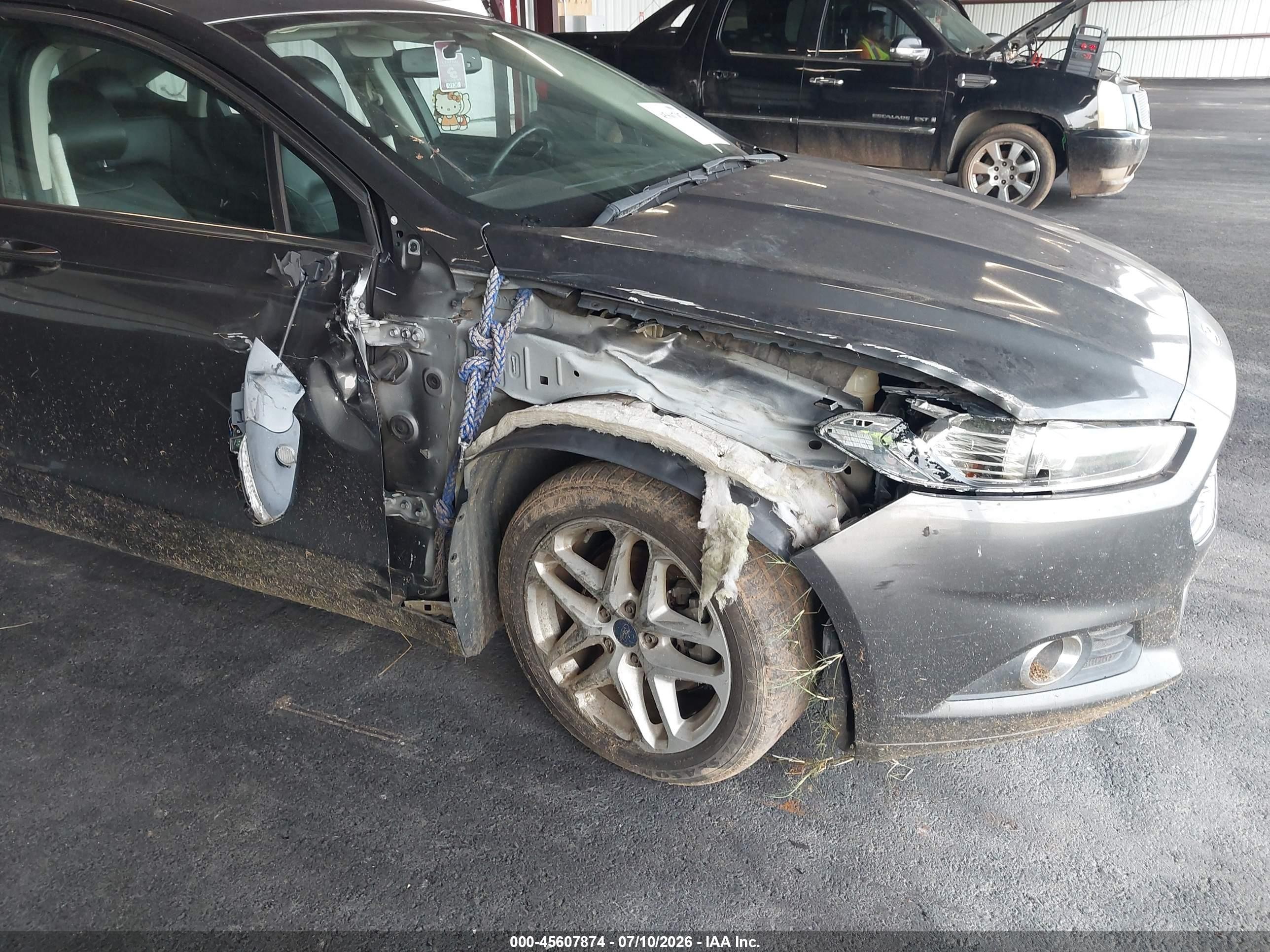 2015 Ford Fusion Se Gray vin: 3FA6P0HD7FR161814