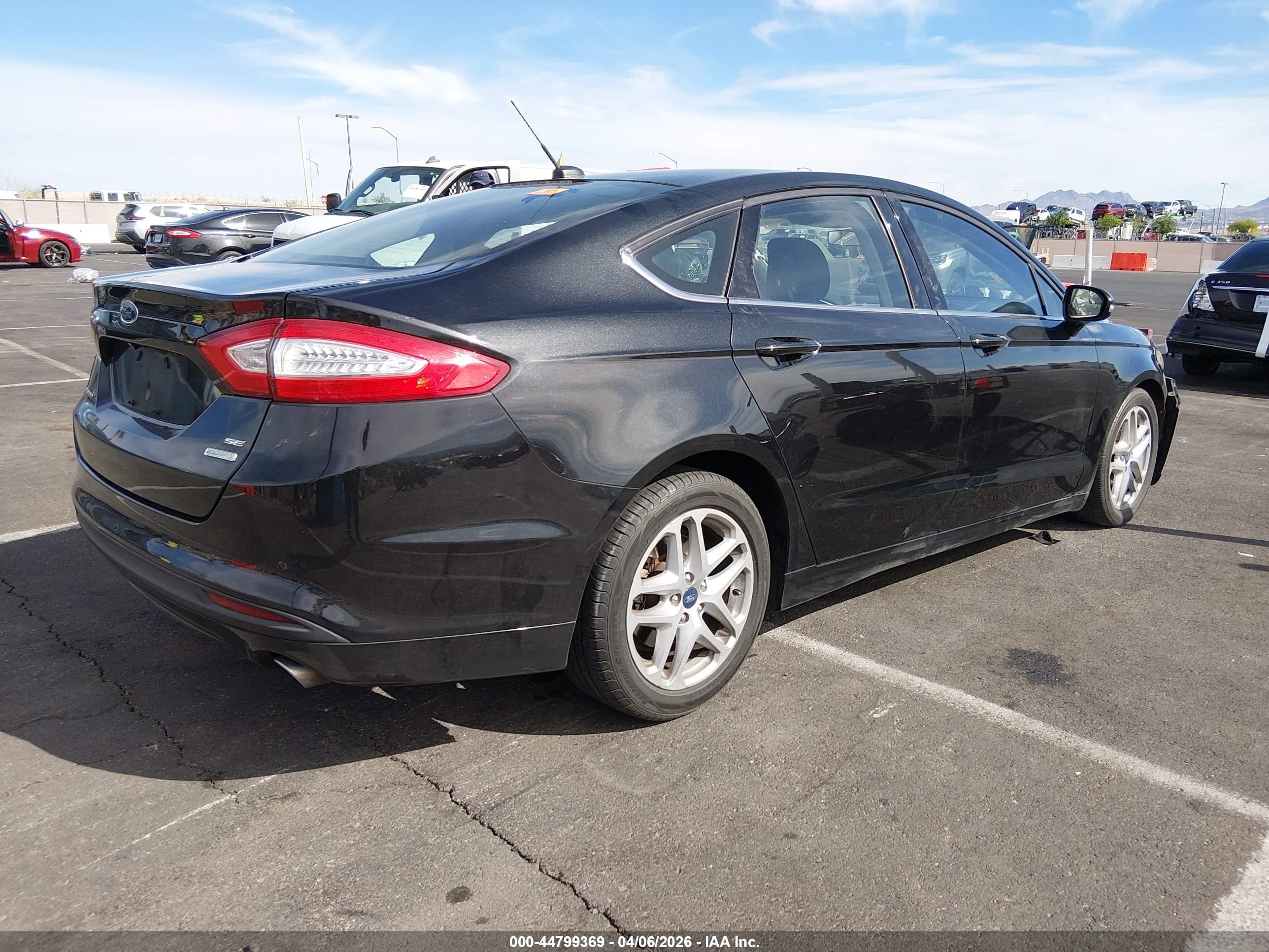 2015 Ford Fusion Se Black vin: 3FA6P0HD7FR195817