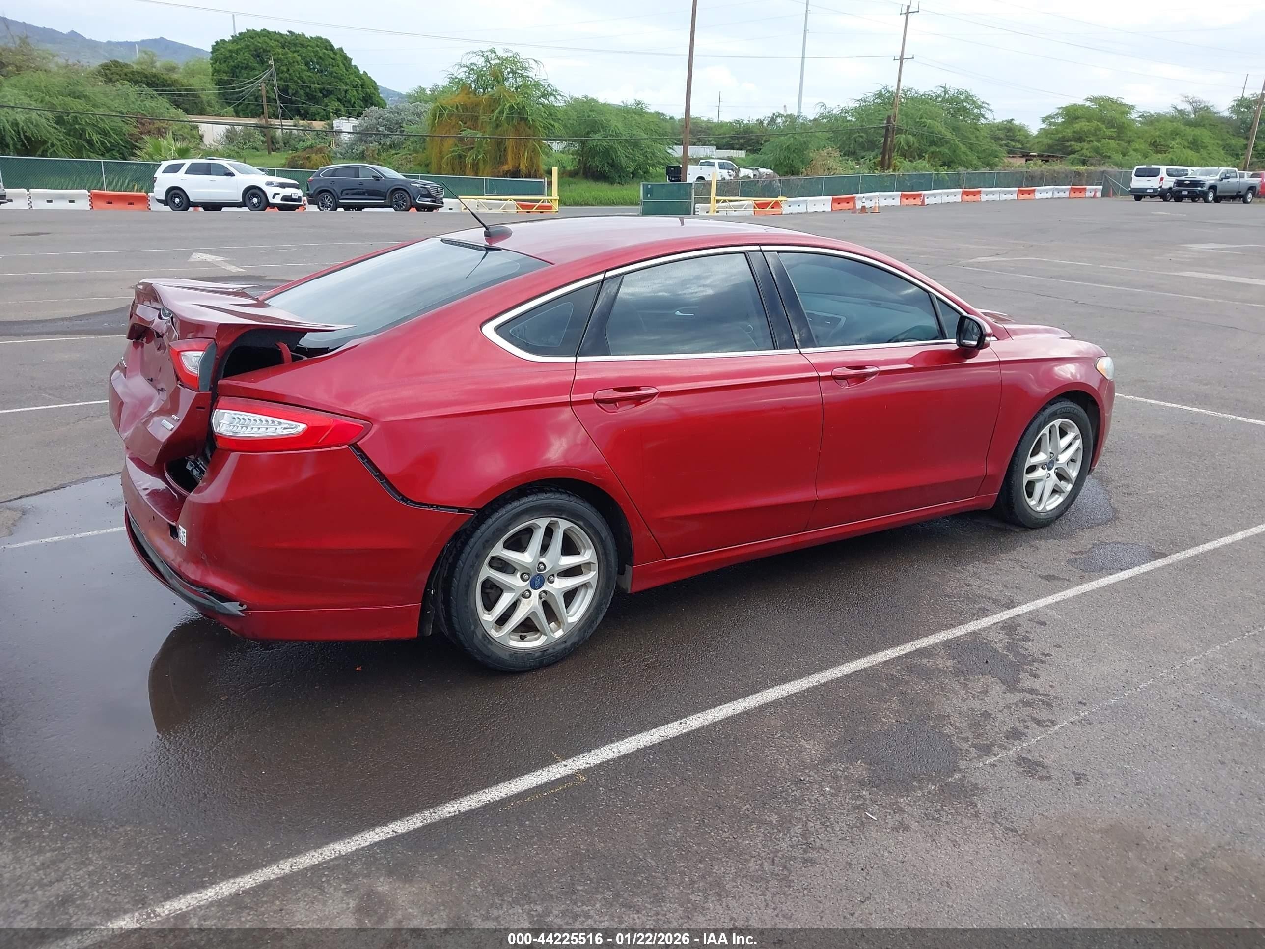 2015 Ford Fusion Se Red vin: 3FA6P0HD7FR199141
