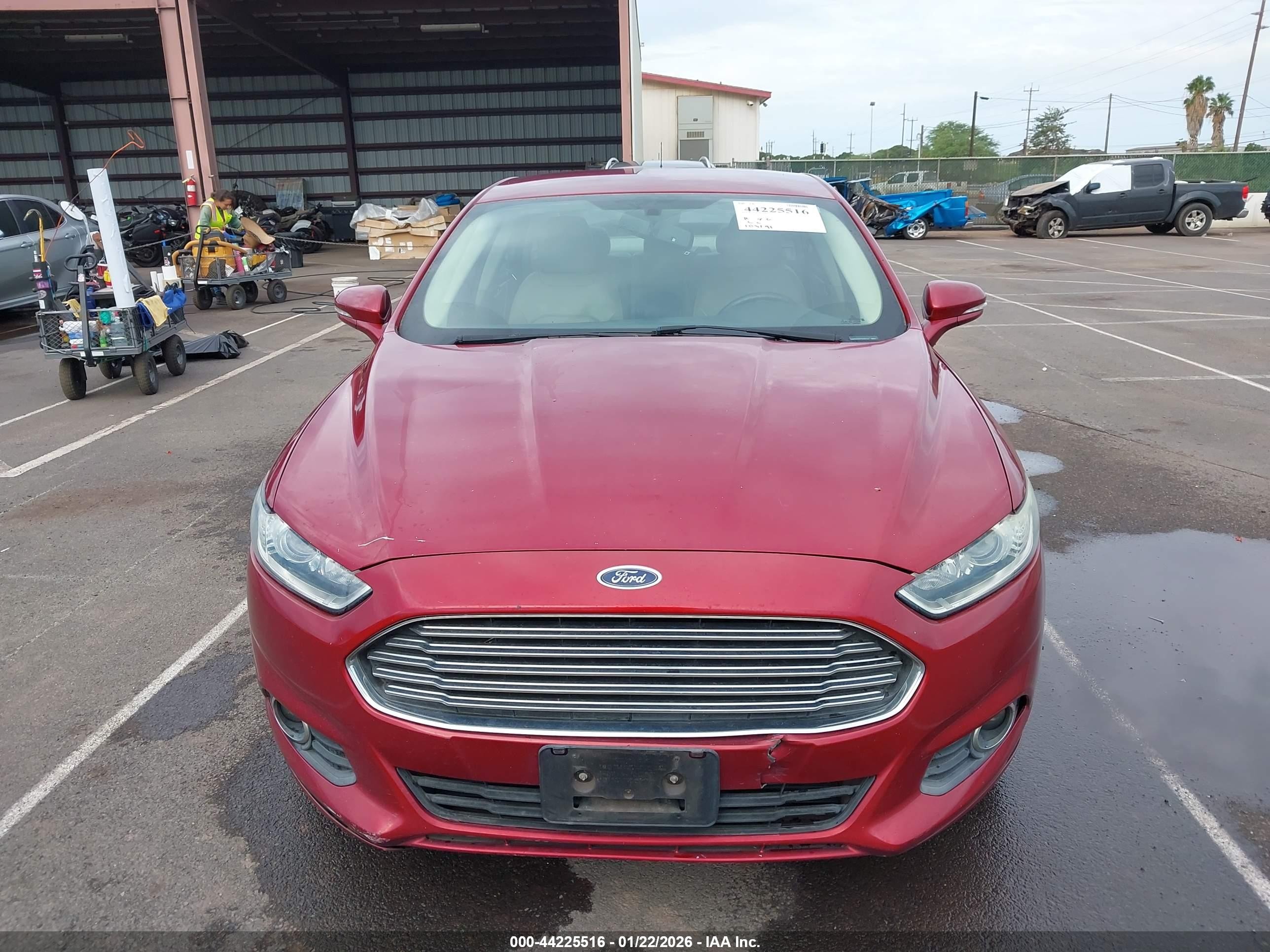 2015 Ford Fusion Se Red vin: 3FA6P0HD7FR199141