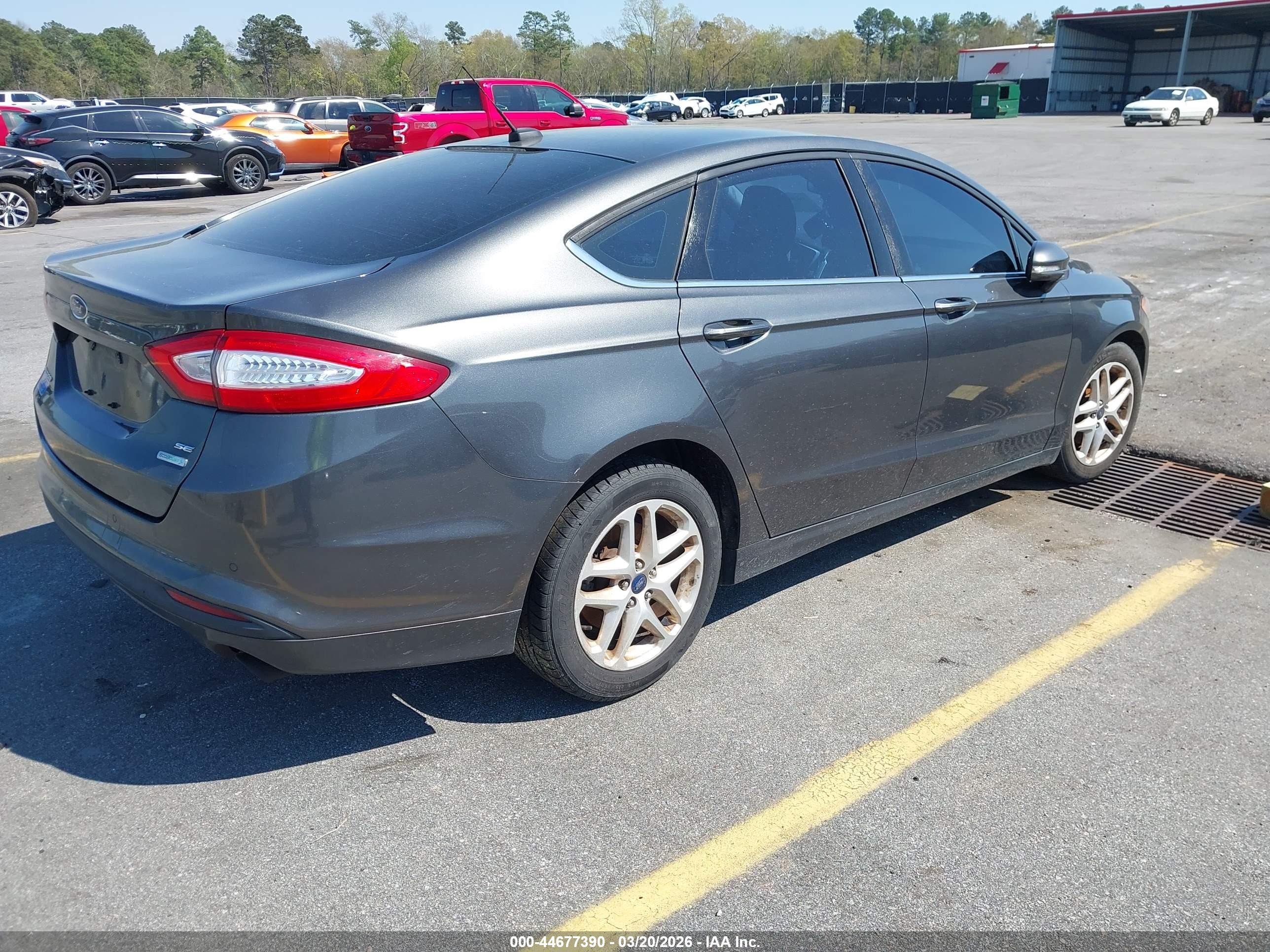 2015 Ford Fusion Se Серый vin: 3FA6P0HD7FR207089