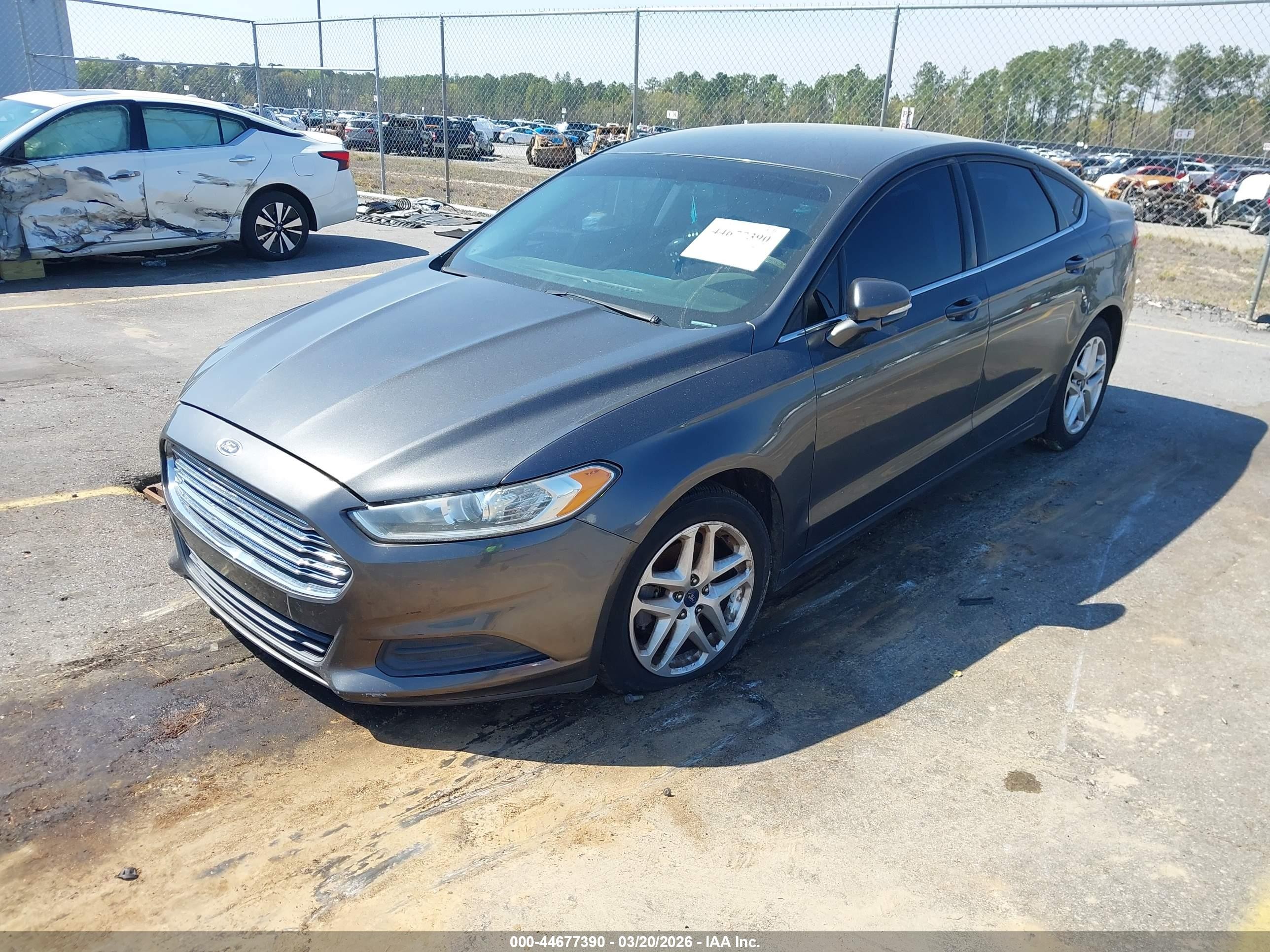 2015 Ford Fusion Se Серый vin: 3FA6P0HD7FR207089