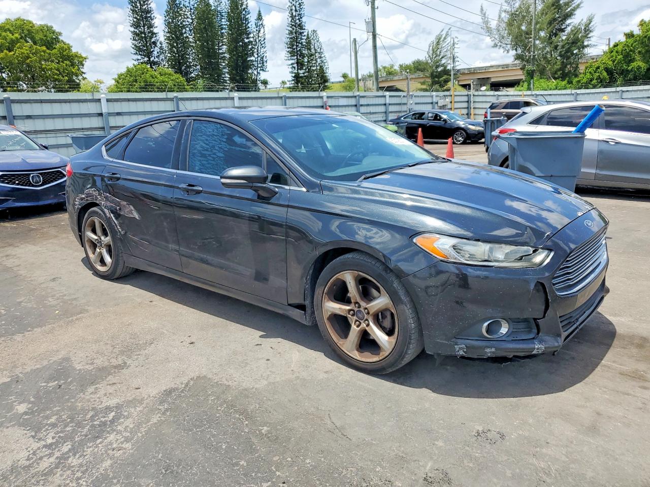 2015 Ford Fusion Se Black vin: 3FA6P0HD7FR219498