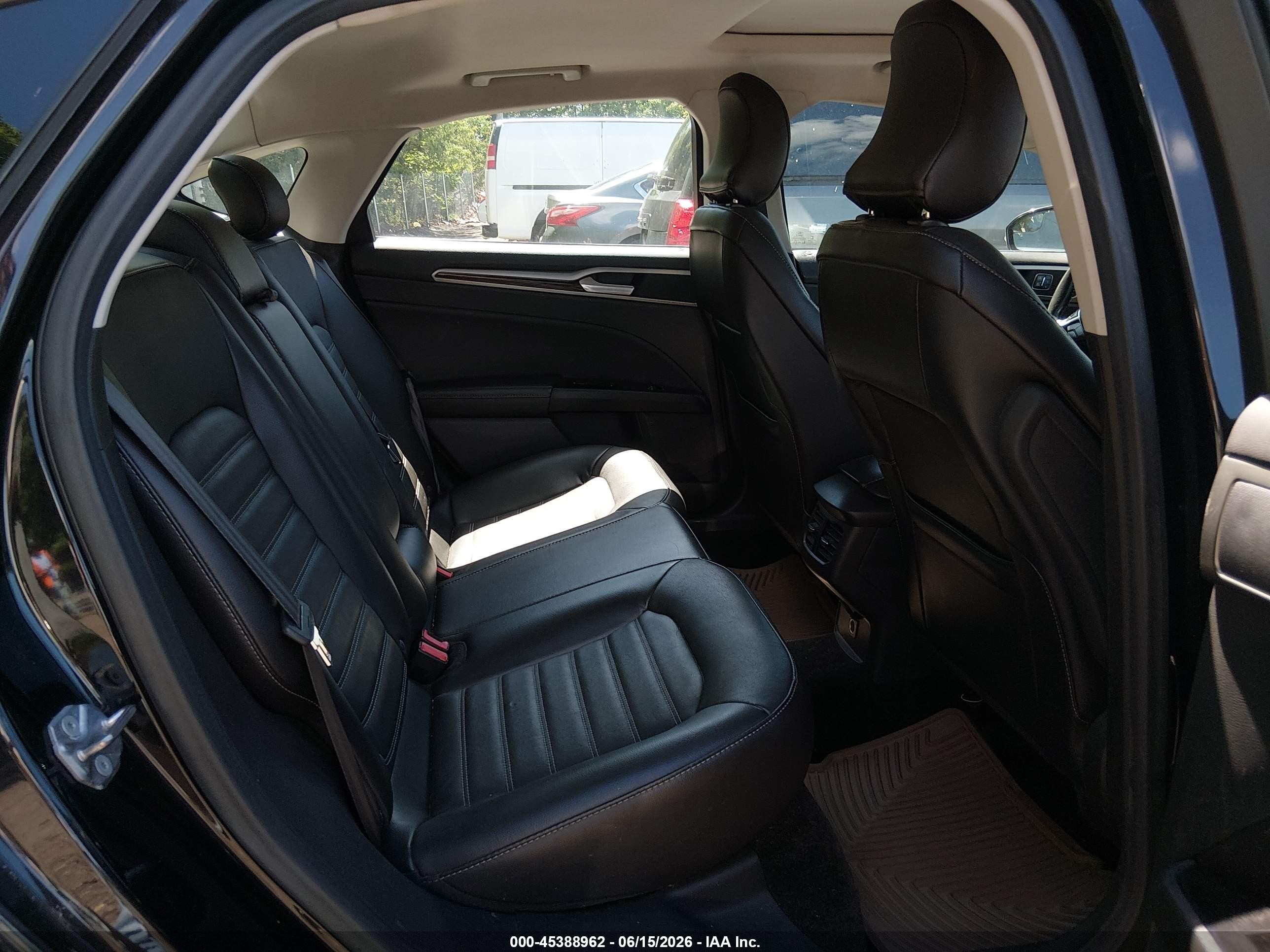 2015 Ford Fusion Se Black vin: 3FA6P0HD7FR220022