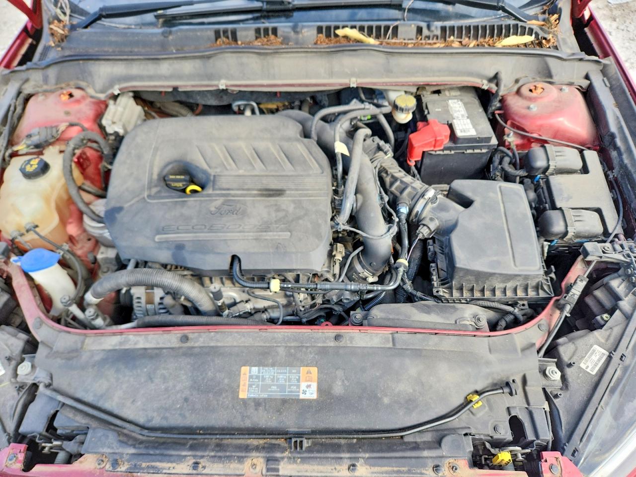 2015 Ford Fusion Se Красный vin: 3FA6P0HD7FR234275