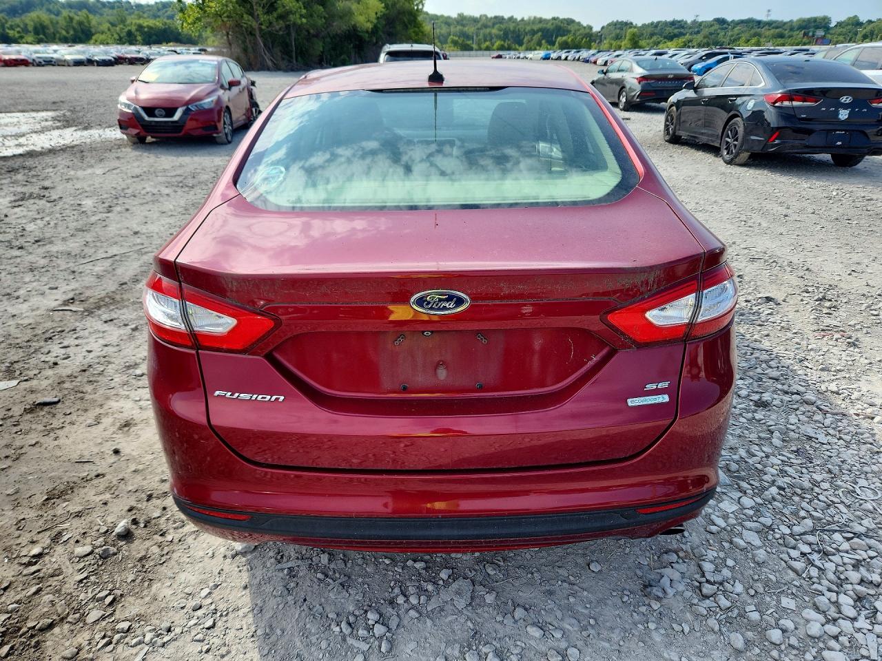2015 Ford Fusion Se Красный vin: 3FA6P0HD7FR234275