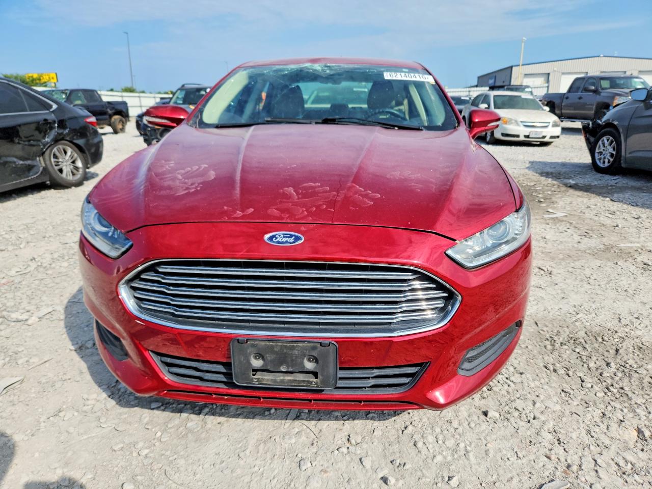 2015 Ford Fusion Se Красный vin: 3FA6P0HD7FR234275