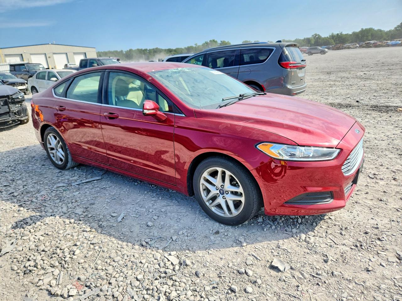 2015 Ford Fusion Se Красный vin: 3FA6P0HD7FR234275
