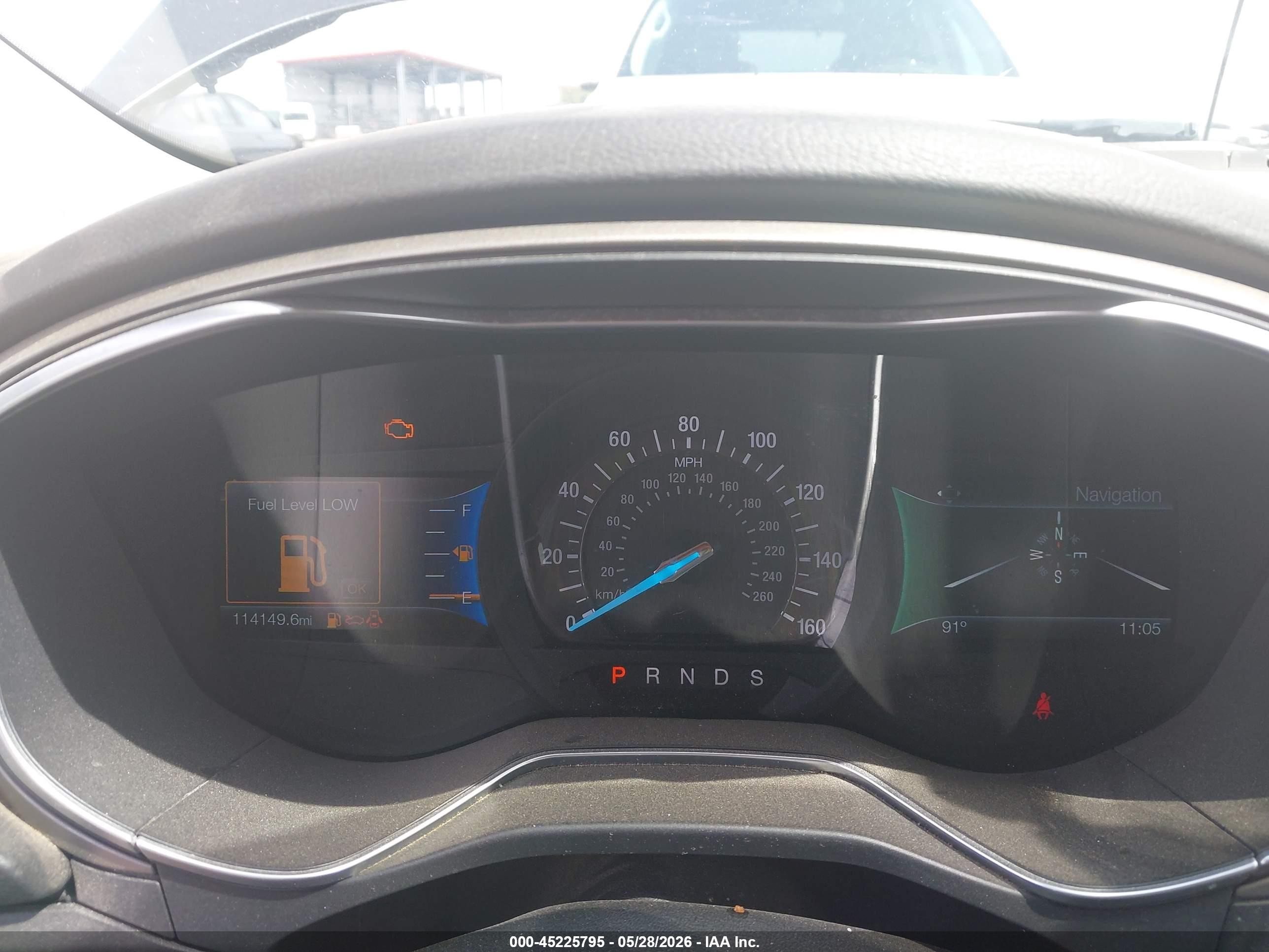 2015 Ford Fusion Se Gray vin: 3FA6P0HD7FR272847