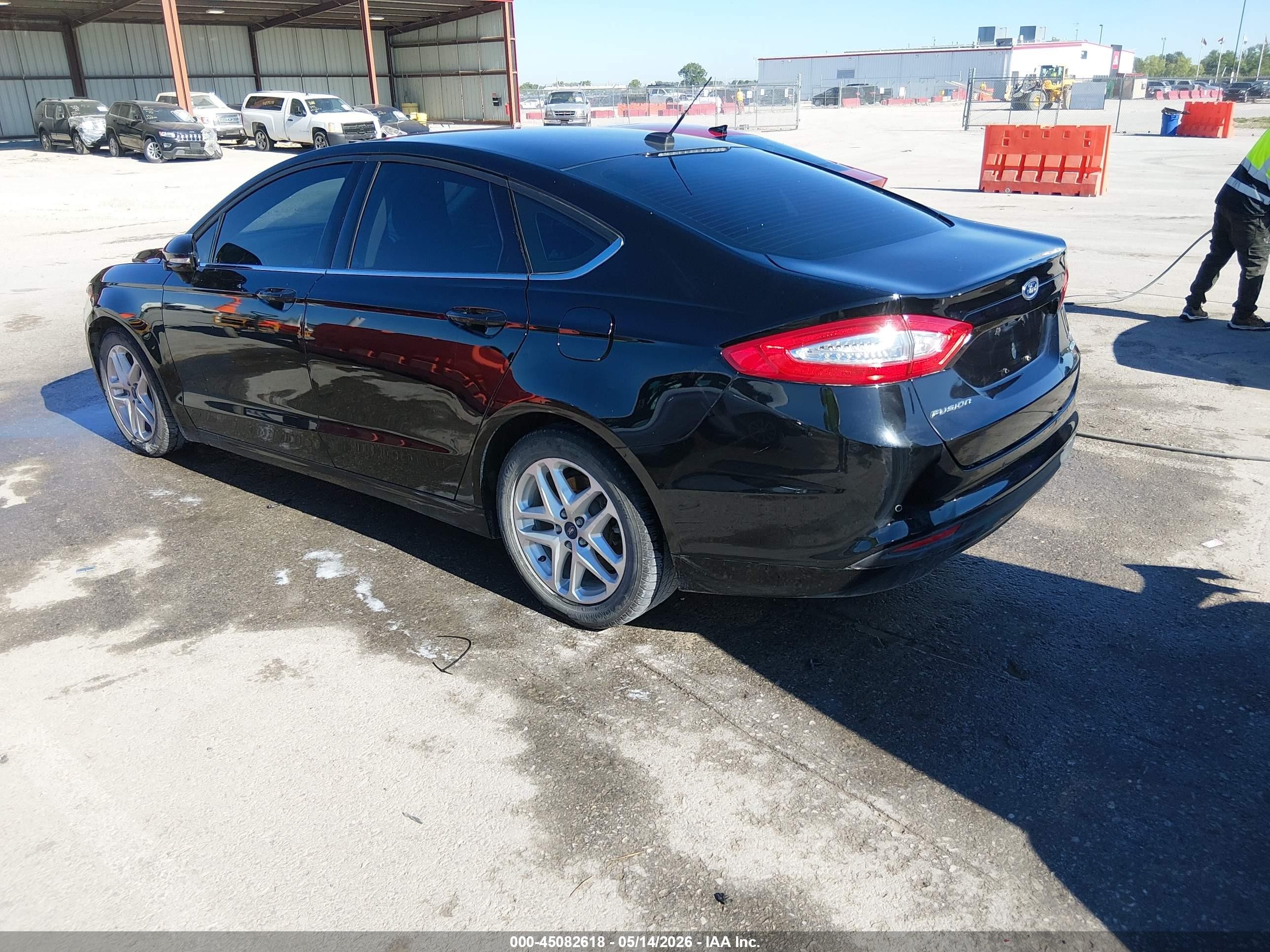 2016 Ford Fusion Se Black vin: 3FA6P0HD7GR165539