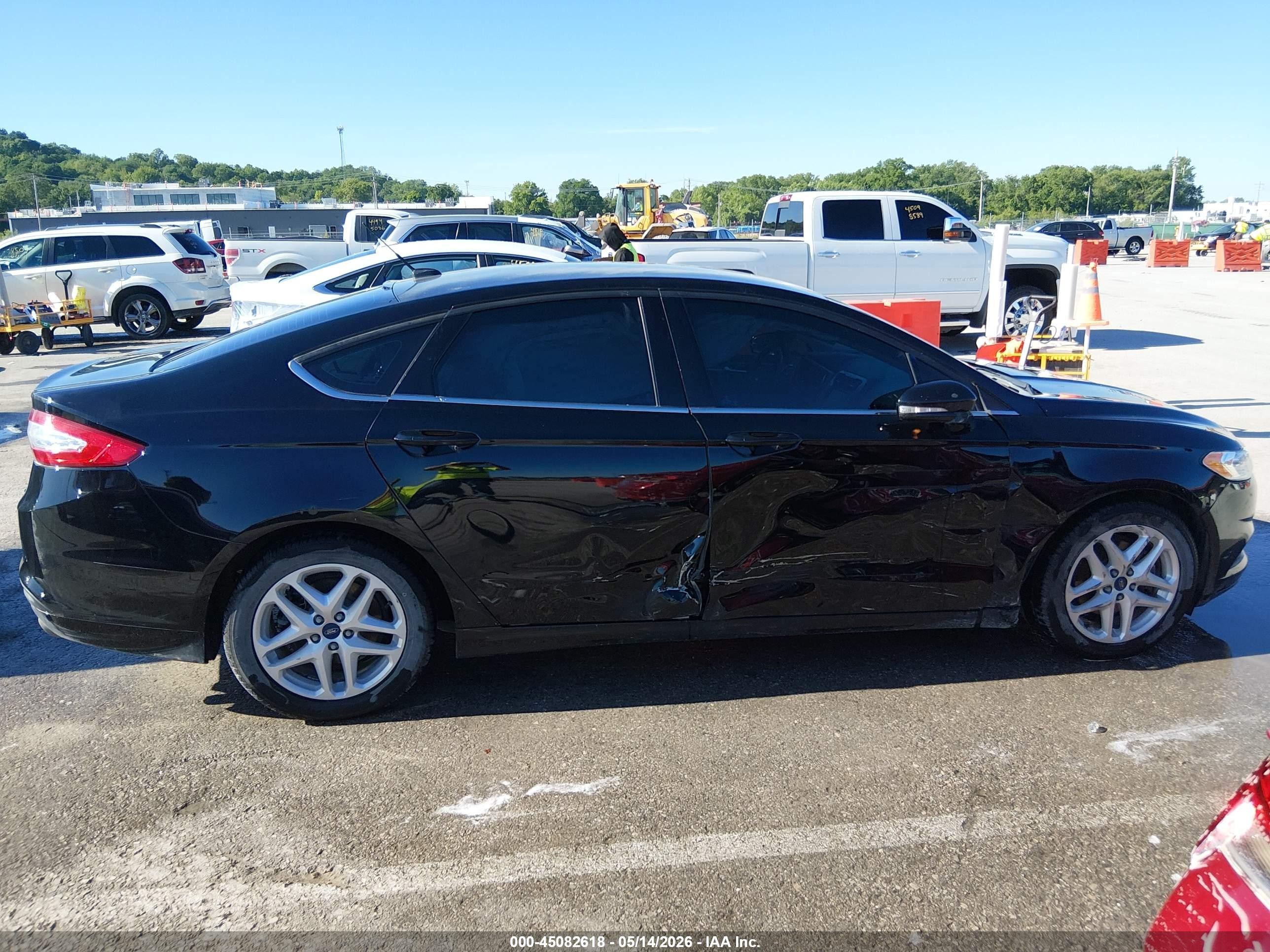 2016 Ford Fusion Se Black vin: 3FA6P0HD7GR165539