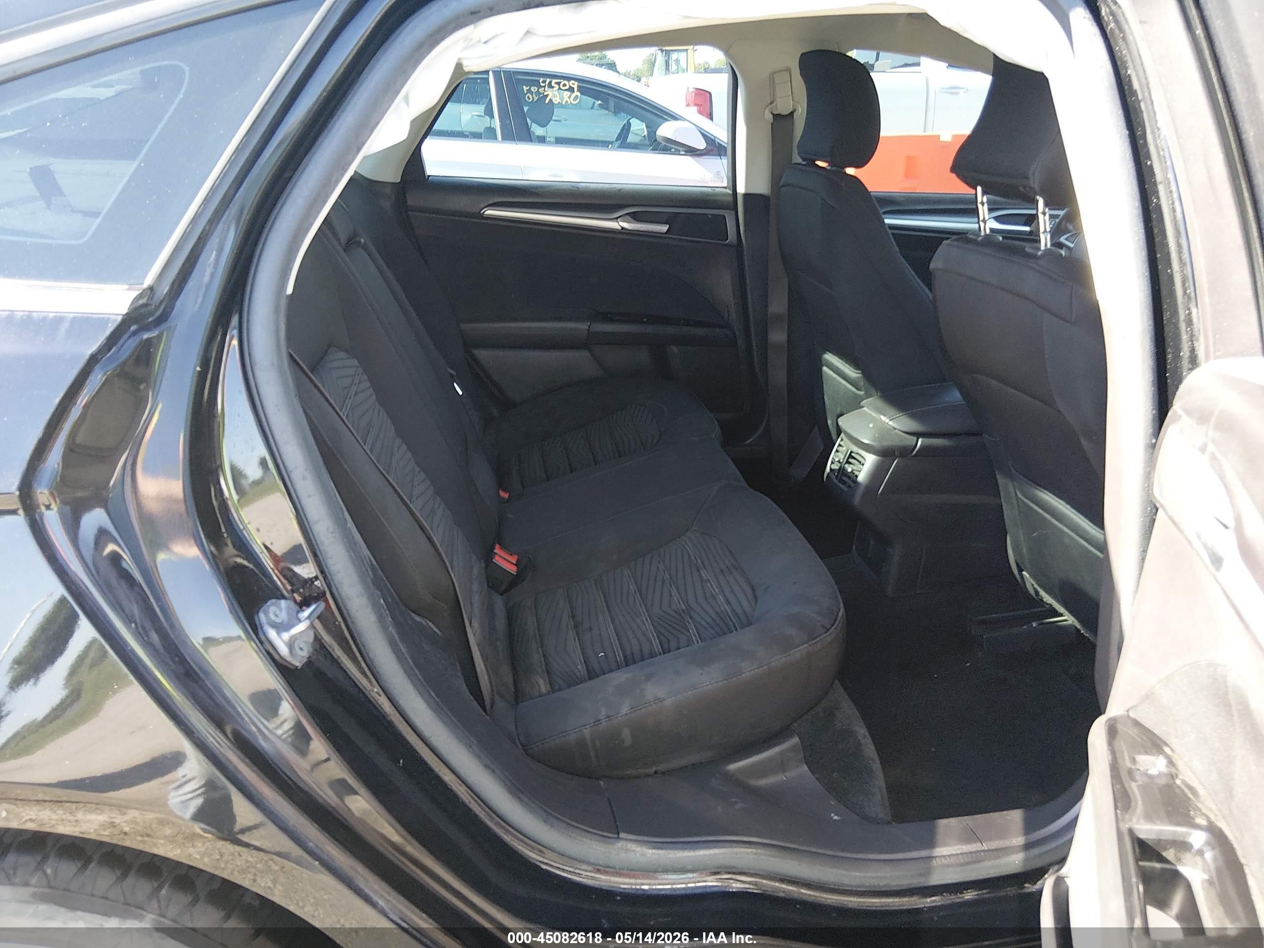 2016 Ford Fusion Se Black vin: 3FA6P0HD7GR165539
