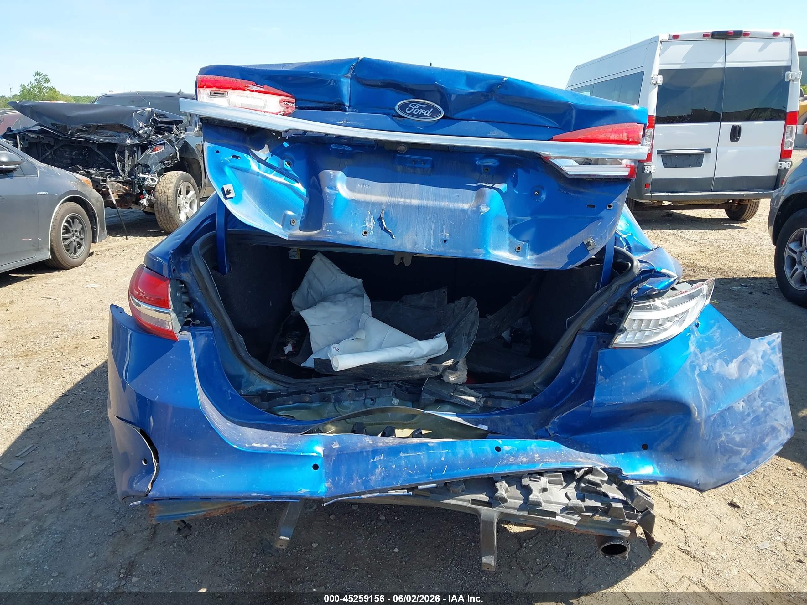 2017 Ford Fusion Se Синий vin: 3FA6P0HD7HR194377