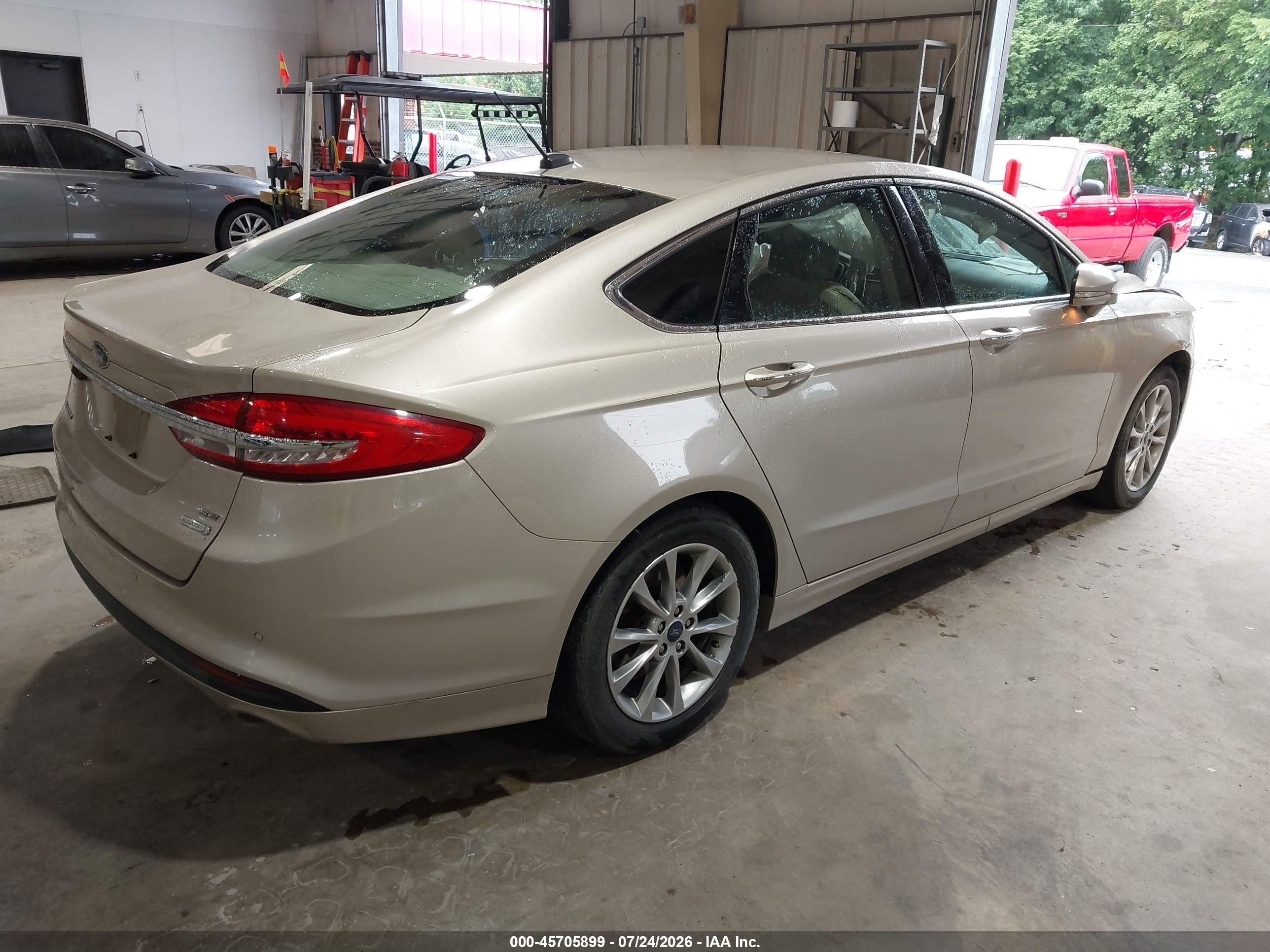 2017 Ford Fusion Se Gold vin: 3FA6P0HD7HR226468
