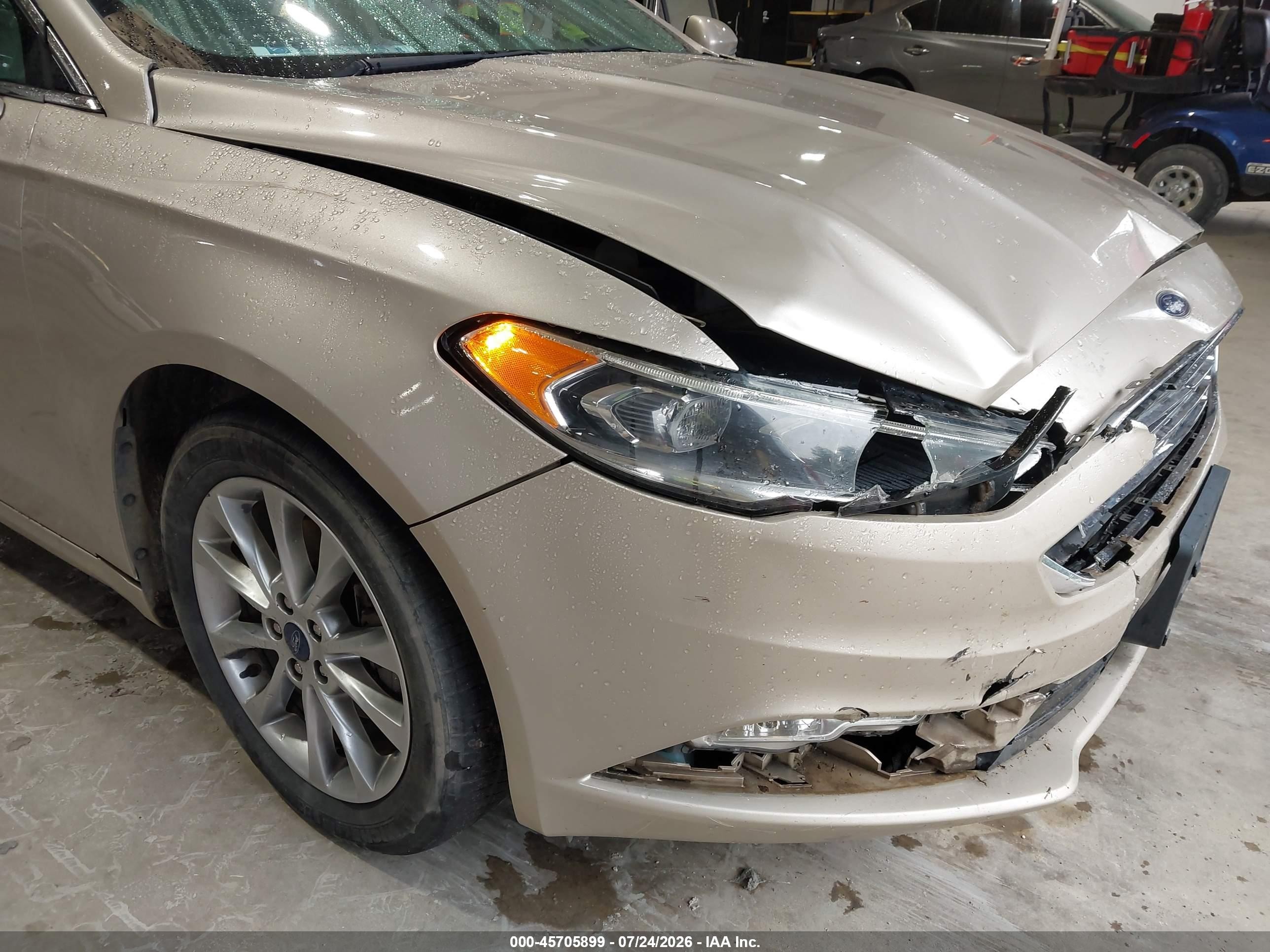 2017 Ford Fusion Se Gold vin: 3FA6P0HD7HR226468