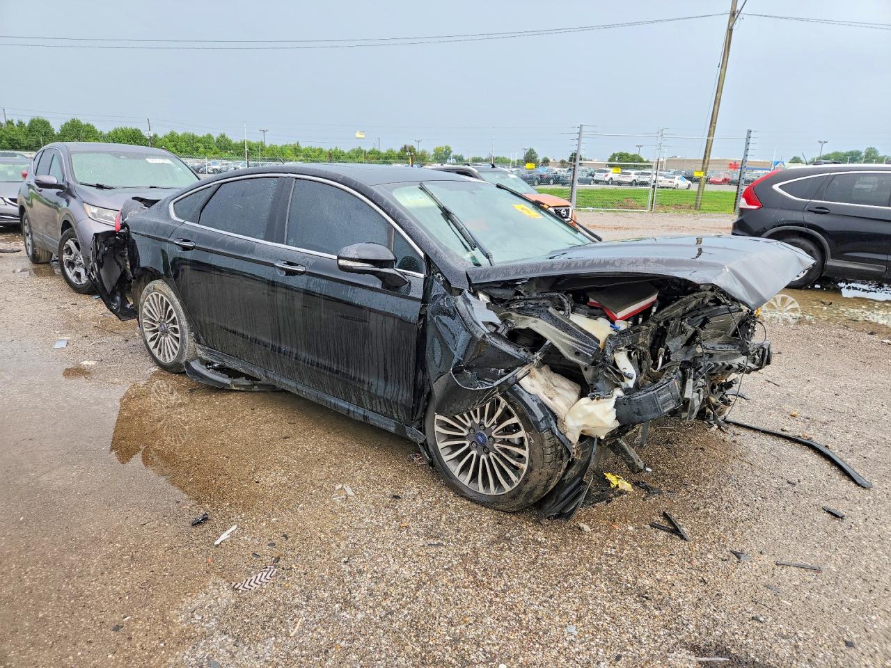 2017 Ford Fusion Se Black vin: 3FA6P0HD7HR331916