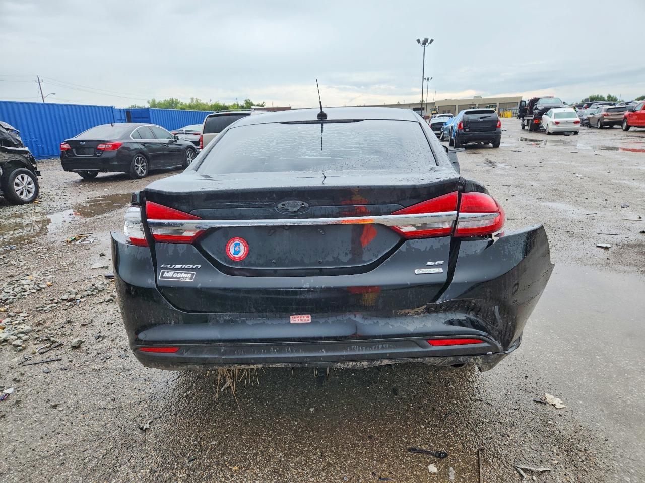 2017 Ford Fusion Se Black vin: 3FA6P0HD7HR331916
