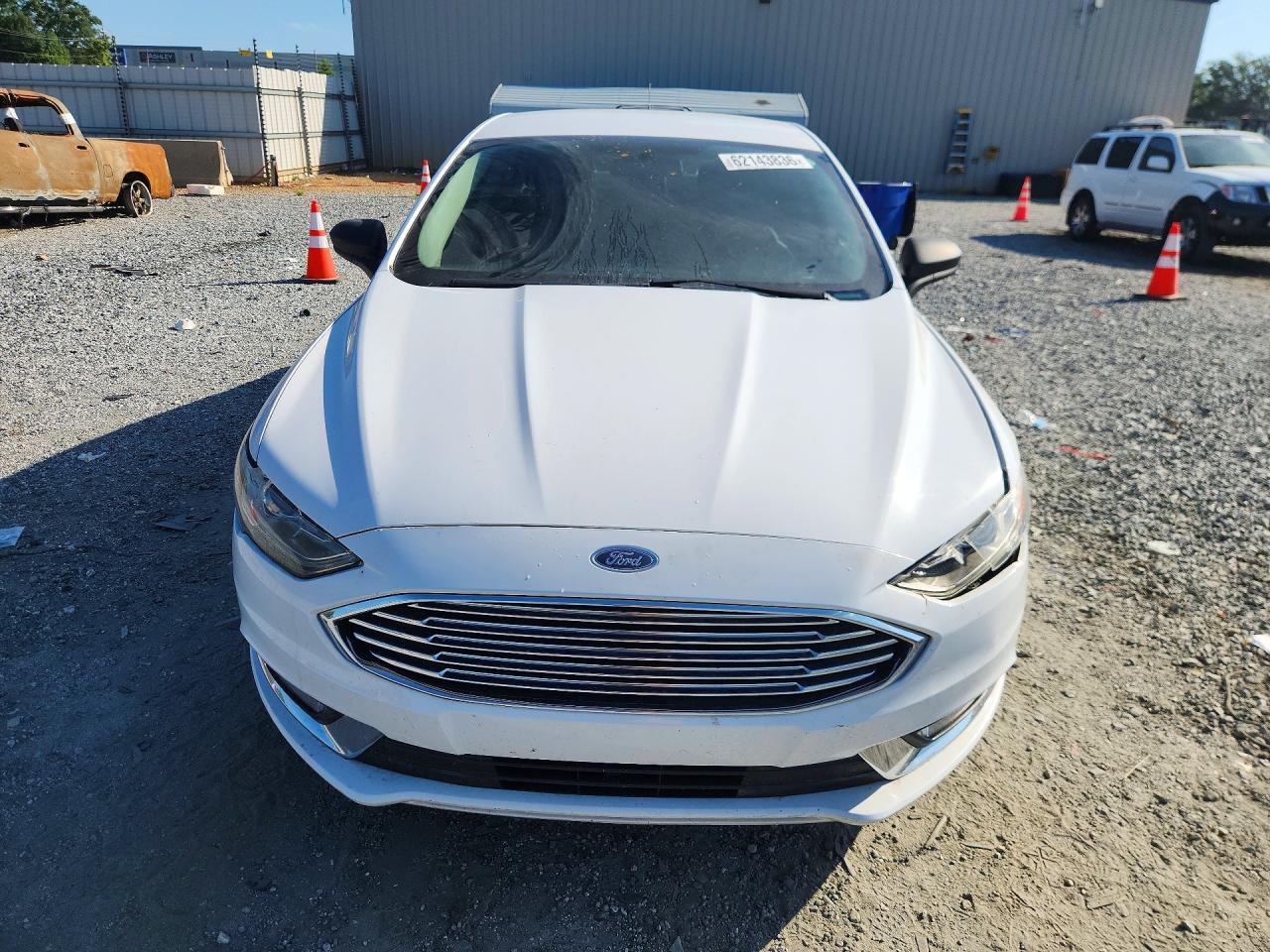2018 Ford Fusion Se White vin: 3FA6P0HD7JR144214
