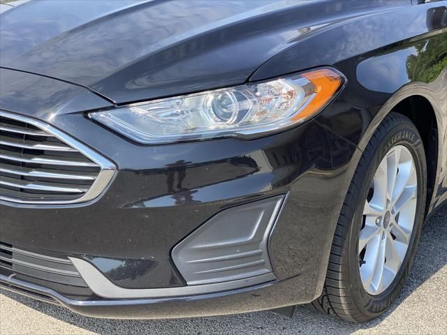 2019 Ford Fusion Se Black vin: 3FA6P0HD7KR209421