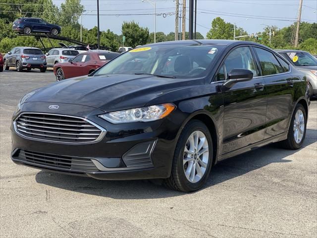 2019 Ford Fusion Se Black vin: 3FA6P0HD7KR209421