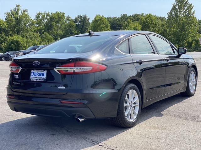 2019 Ford Fusion Se Black vin: 3FA6P0HD7KR209421