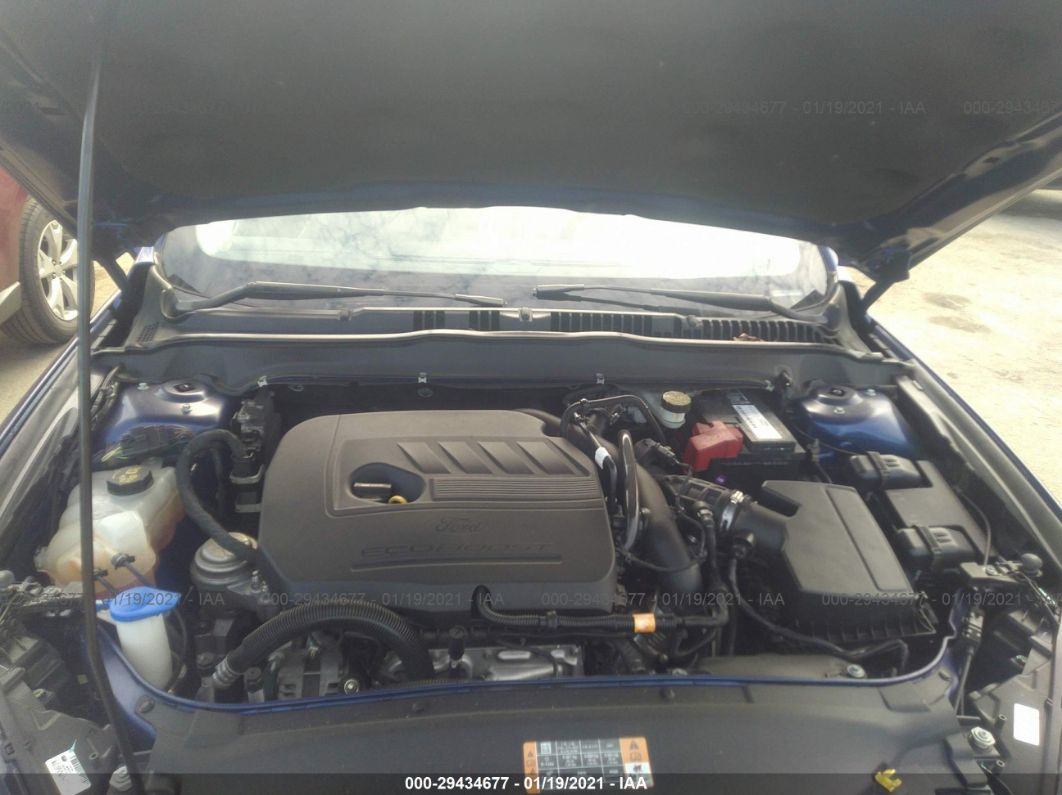2014 Ford Fusion Se Blue vin: 3FA6P0HD8ER116198