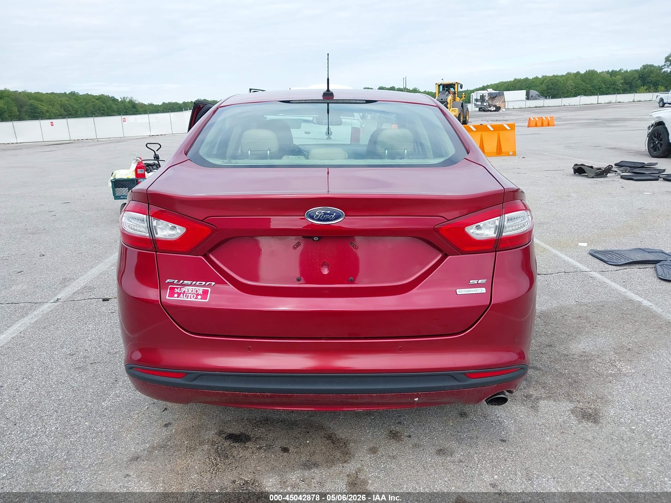 2014 Ford Fusion Se Red vin: 3FA6P0HD8ER135169