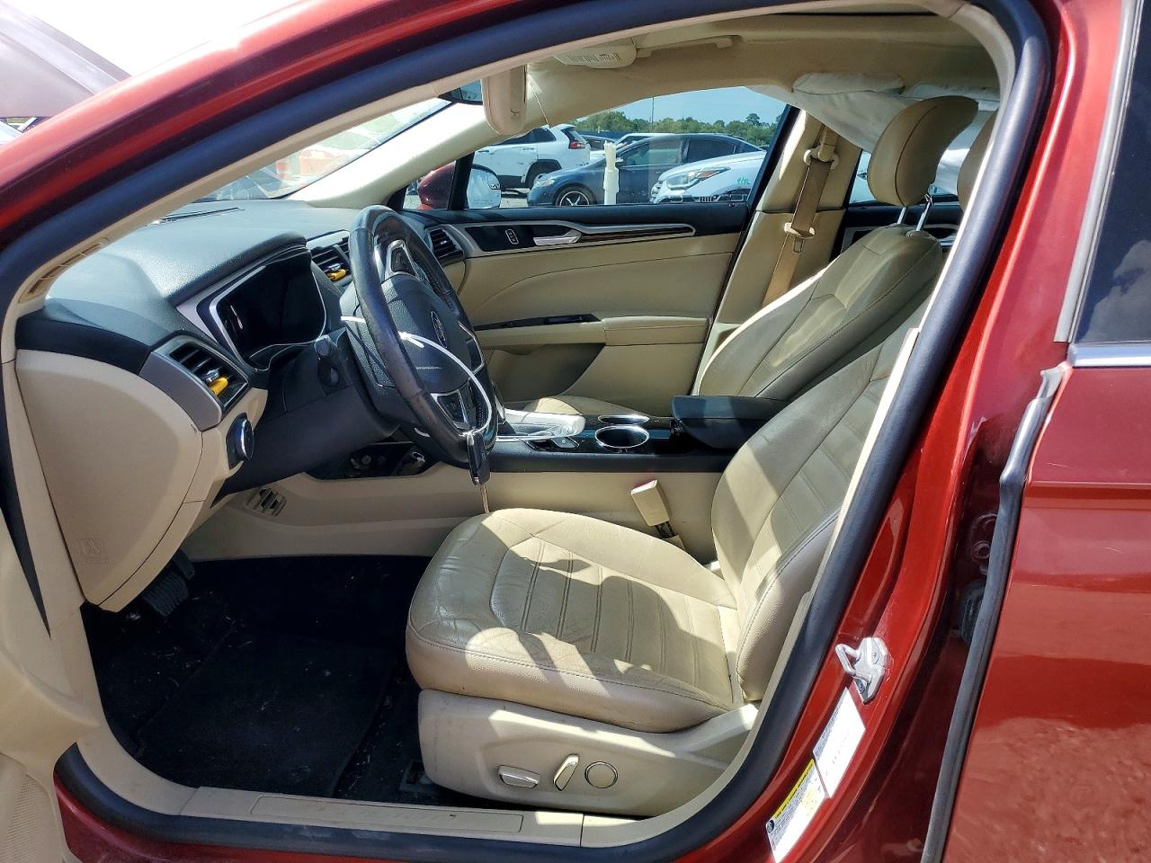 2014 Ford Fusion Se Orange vin: 3FA6P0HD8ER142056