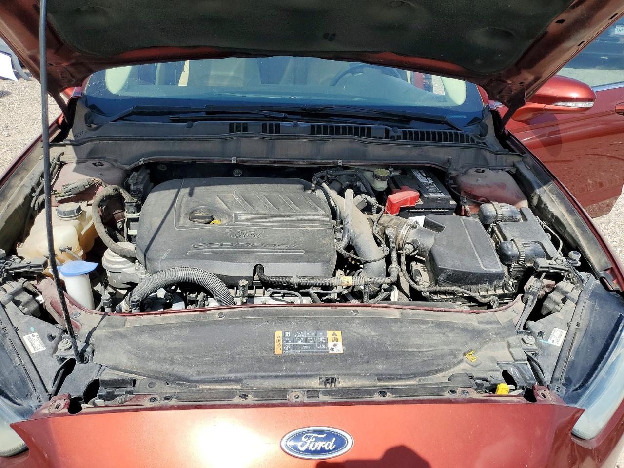 2014 Ford Fusion Se Orange vin: 3FA6P0HD8ER142056