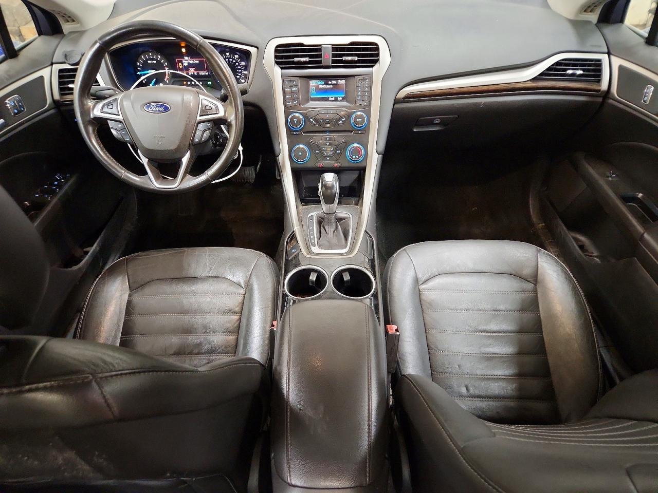 2014 Ford Fusion Se Blue vin: 3FA6P0HD8ER156717