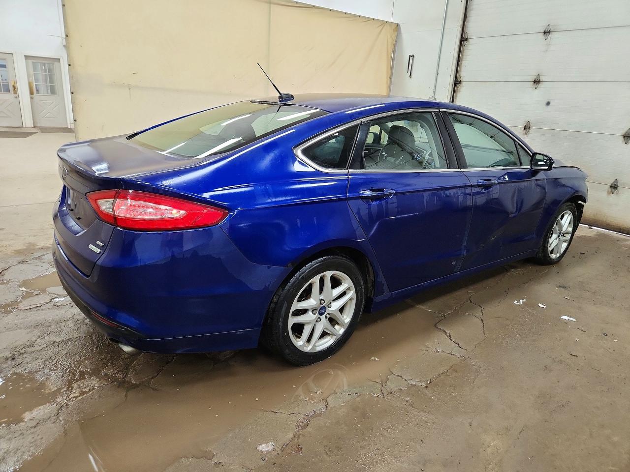 2014 Ford Fusion Se Blue vin: 3FA6P0HD8ER156717