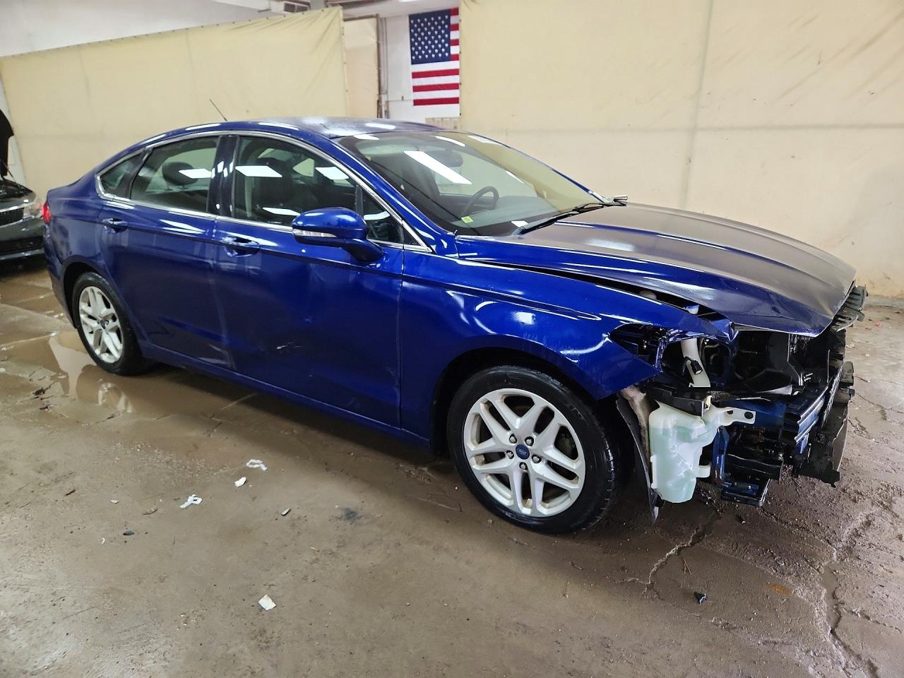 2014 Ford Fusion Se Blue vin: 3FA6P0HD8ER156717