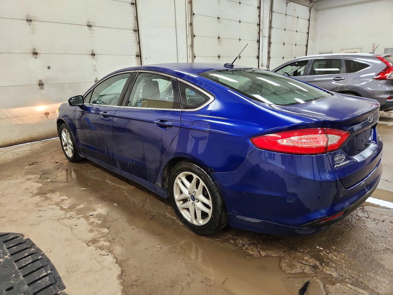 2014 Ford Fusion Se Blue vin: 3FA6P0HD8ER156717