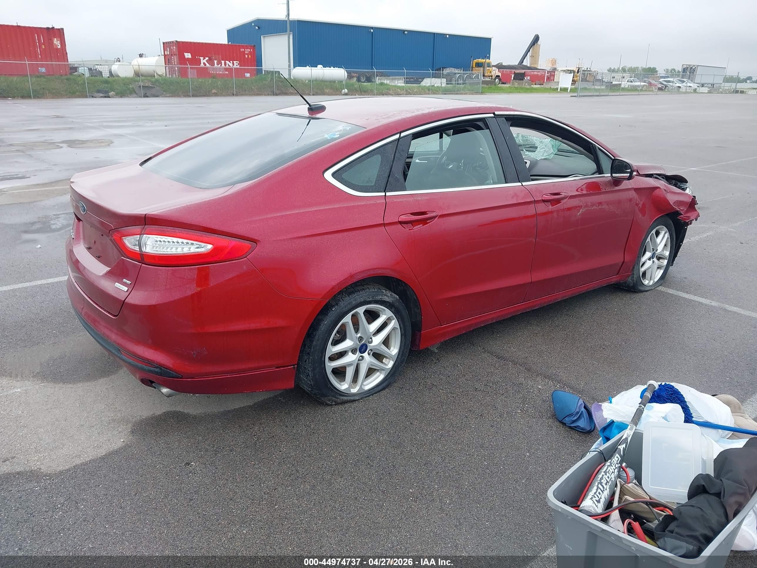 2014 Ford Fusion Se Red vin: 3FA6P0HD8ER157480