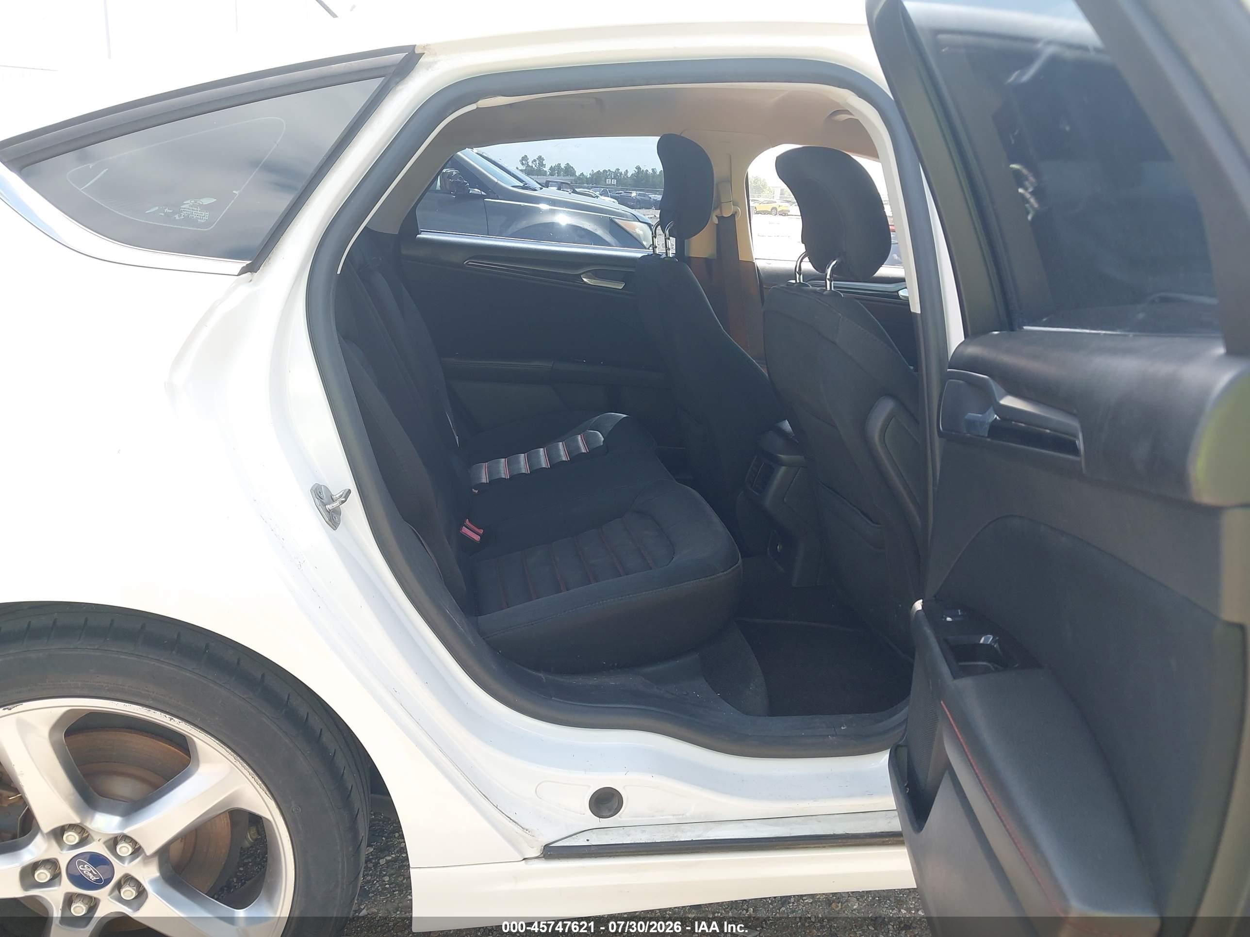2014 Ford Fusion Se White vin: 3FA6P0HD8ER161996