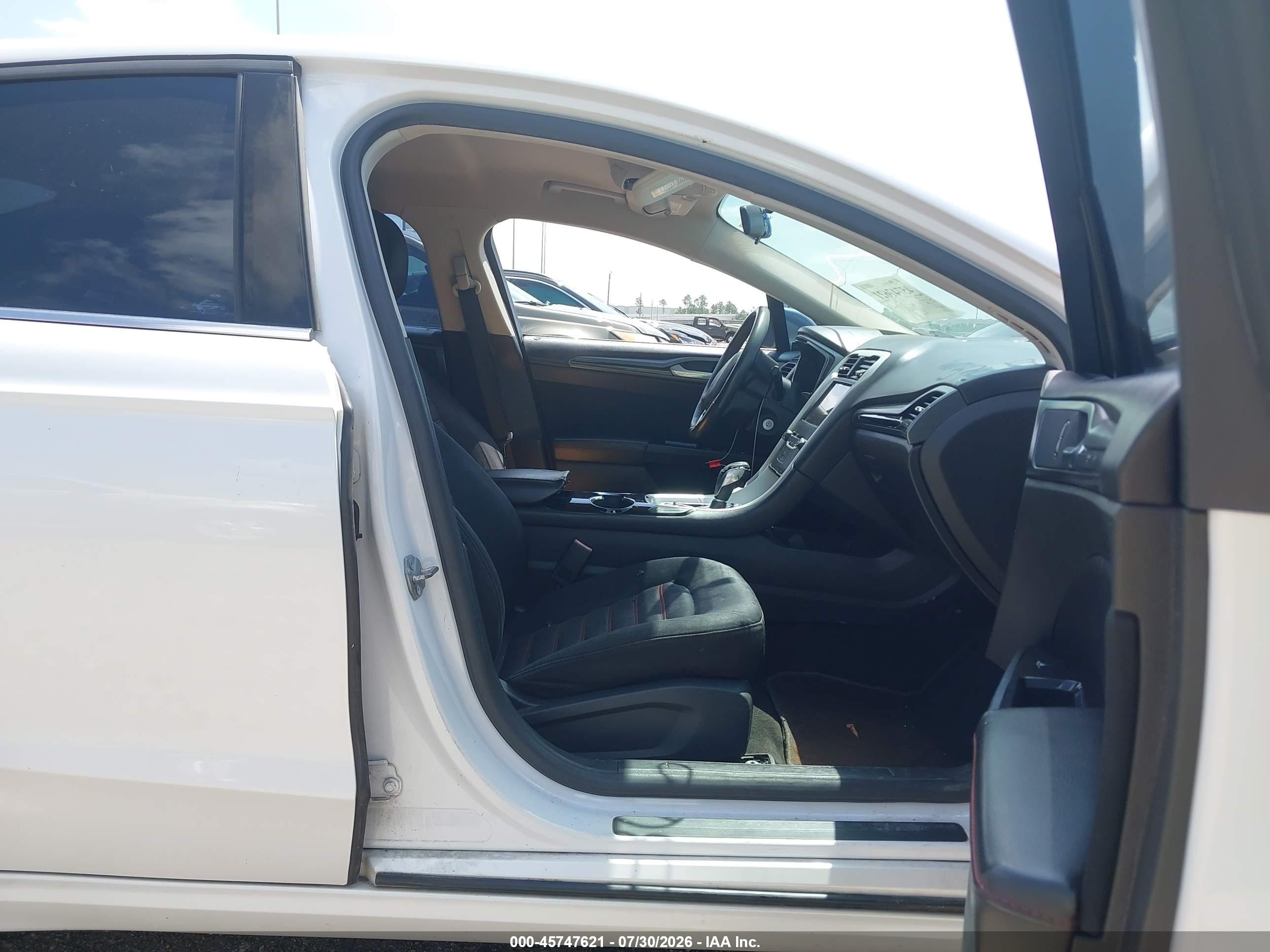 2014 Ford Fusion Se White vin: 3FA6P0HD8ER161996
