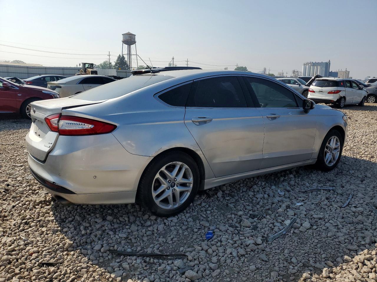 2014 Ford Fusion Se Silver vin: 3FA6P0HD8ER174618