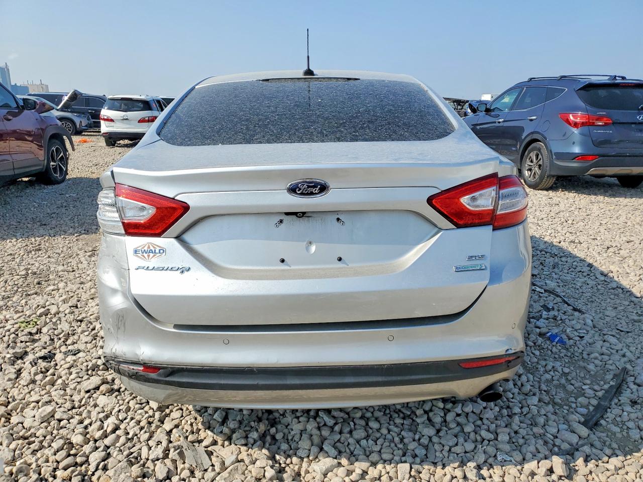 2014 Ford Fusion Se Silver vin: 3FA6P0HD8ER174618