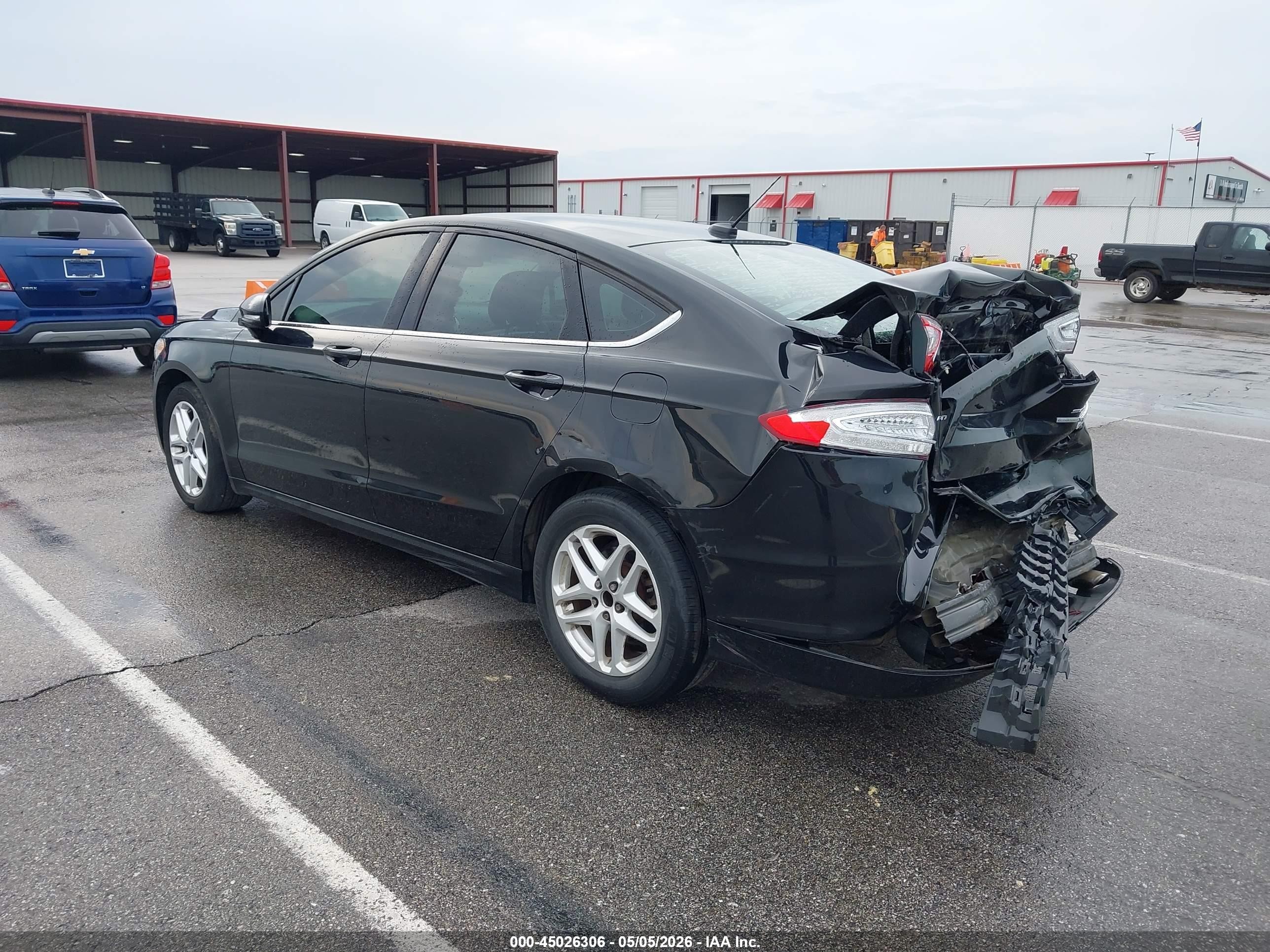2014 Ford Fusion Se Черный vin: 3FA6P0HD8ER179527