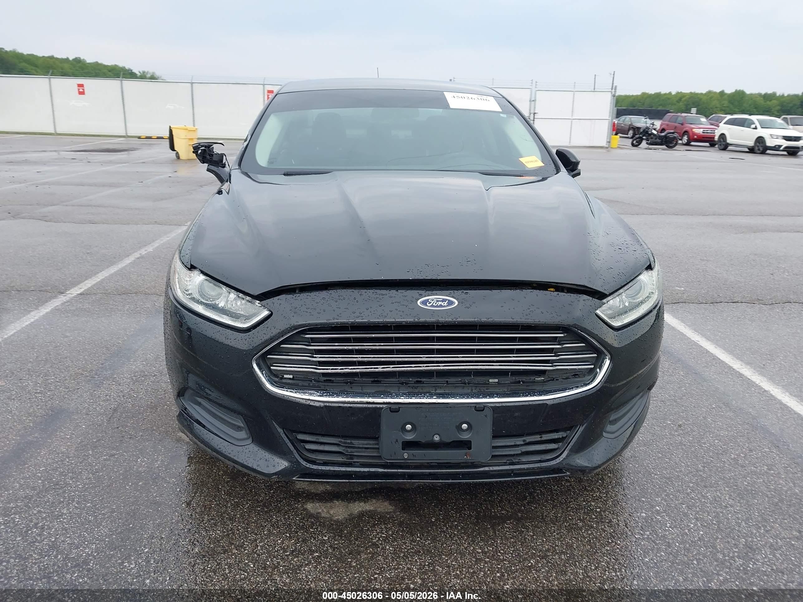 2014 Ford Fusion Se Черный vin: 3FA6P0HD8ER179527